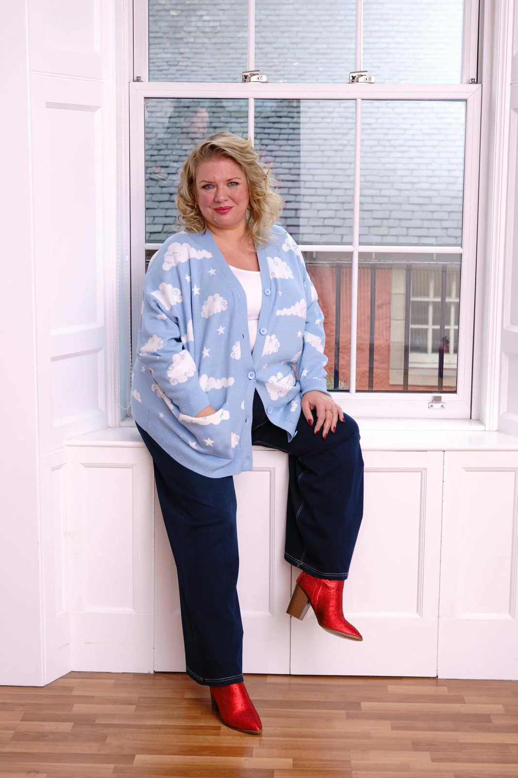 Cotton Rich Cardigan - Cloud - Image 15