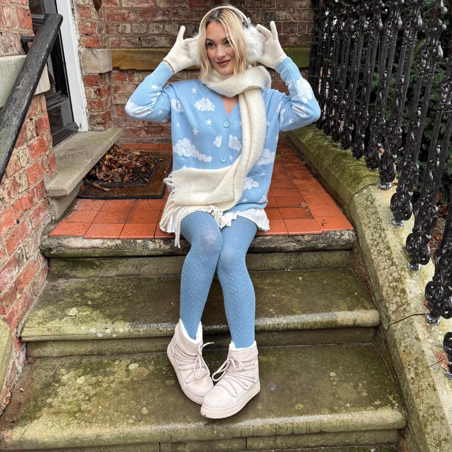 Cotton Rich Cardigan - Cloud - Image 22