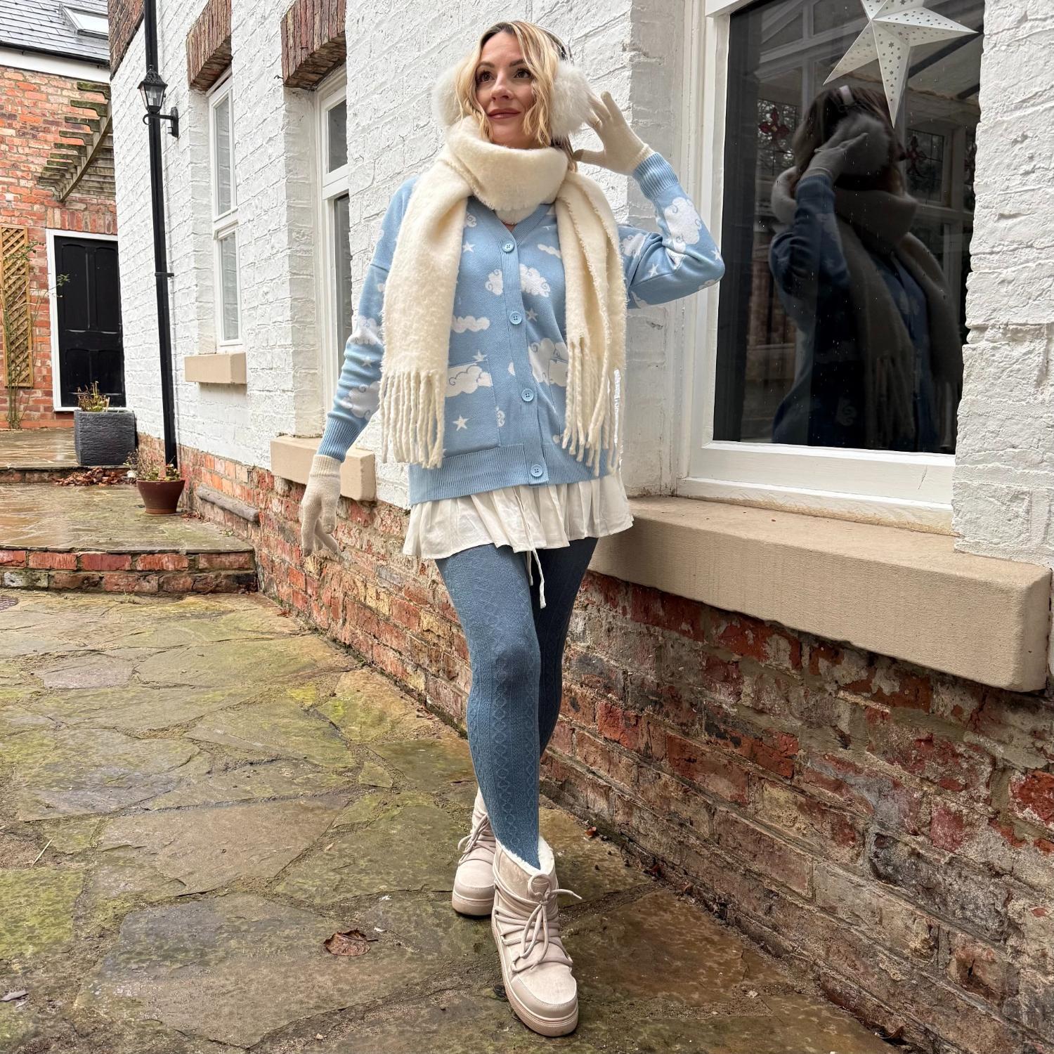 Cotton Rich Cardigan - Cloud - Image 24