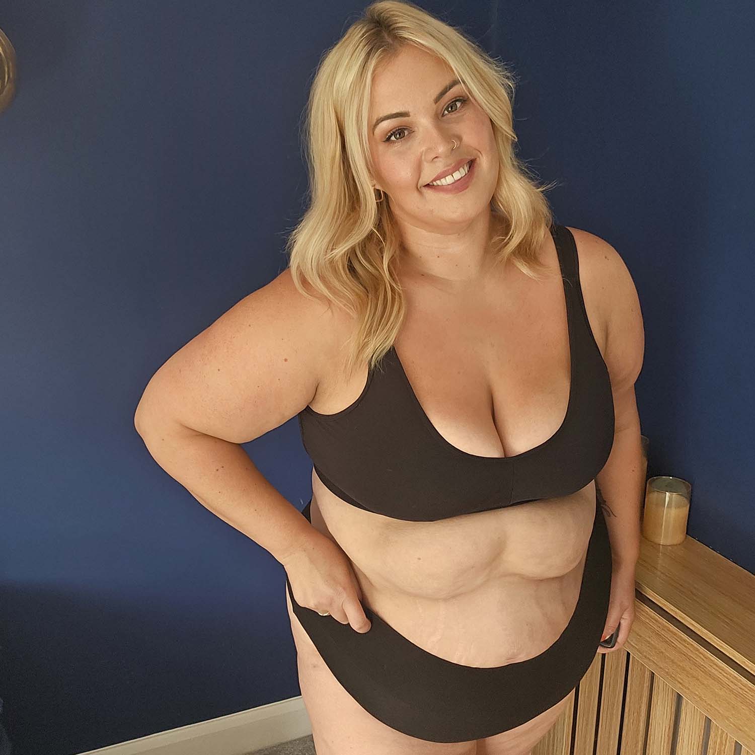 Comfort Cotton Bra - Black - Image 15