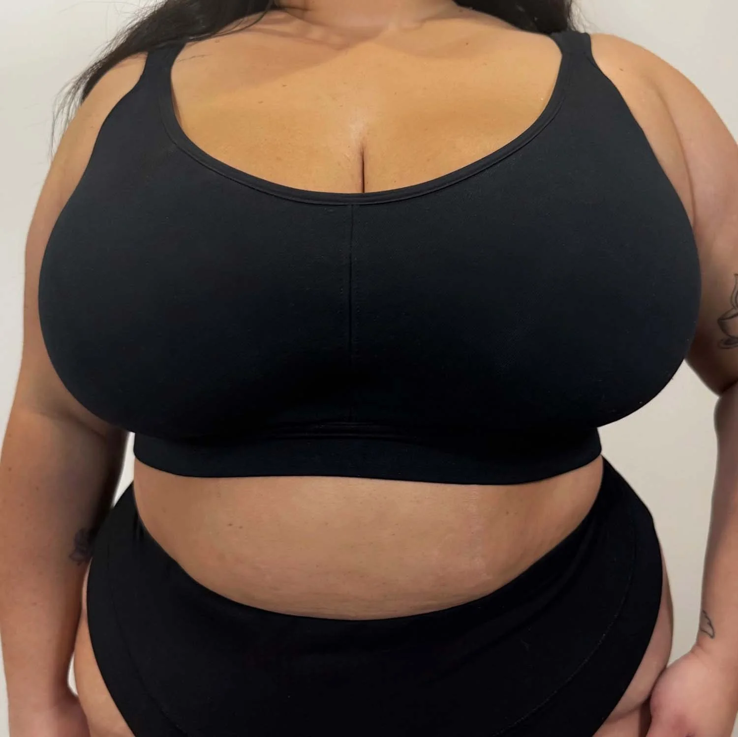 Comfort Cotton Bra - Black - Image 17