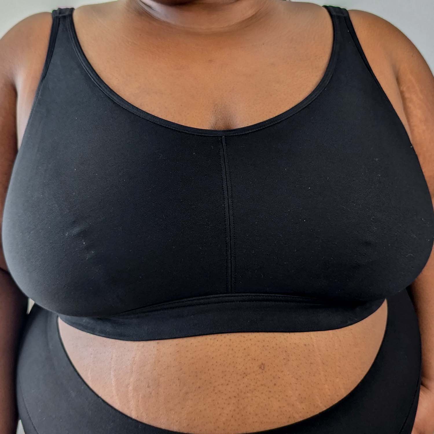 Comfort Cotton Bra - Black - Image 21