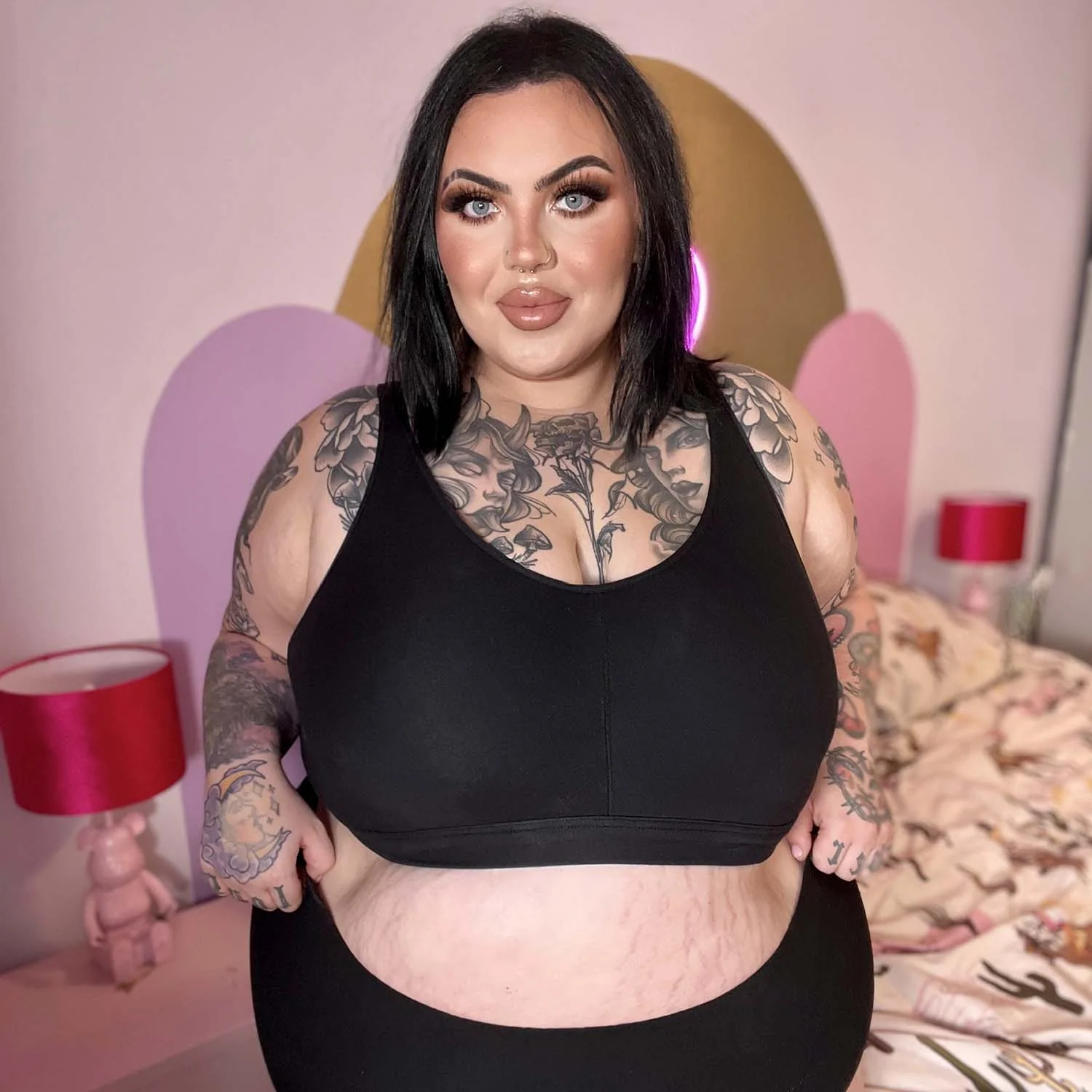 Comfort Cotton Bra - Black - Image 24