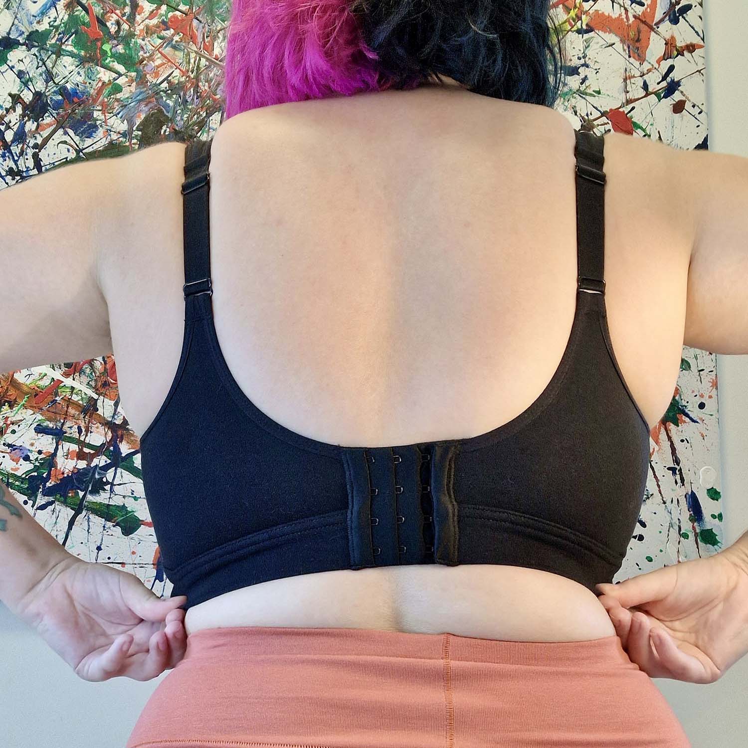 Comfort Cotton Bra - Black - Image 3