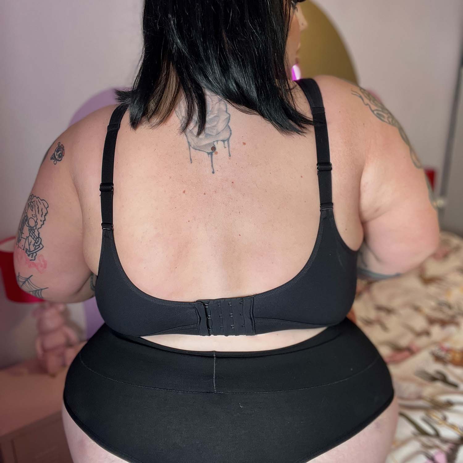 Comfort Cotton Bra - Black - Image 31