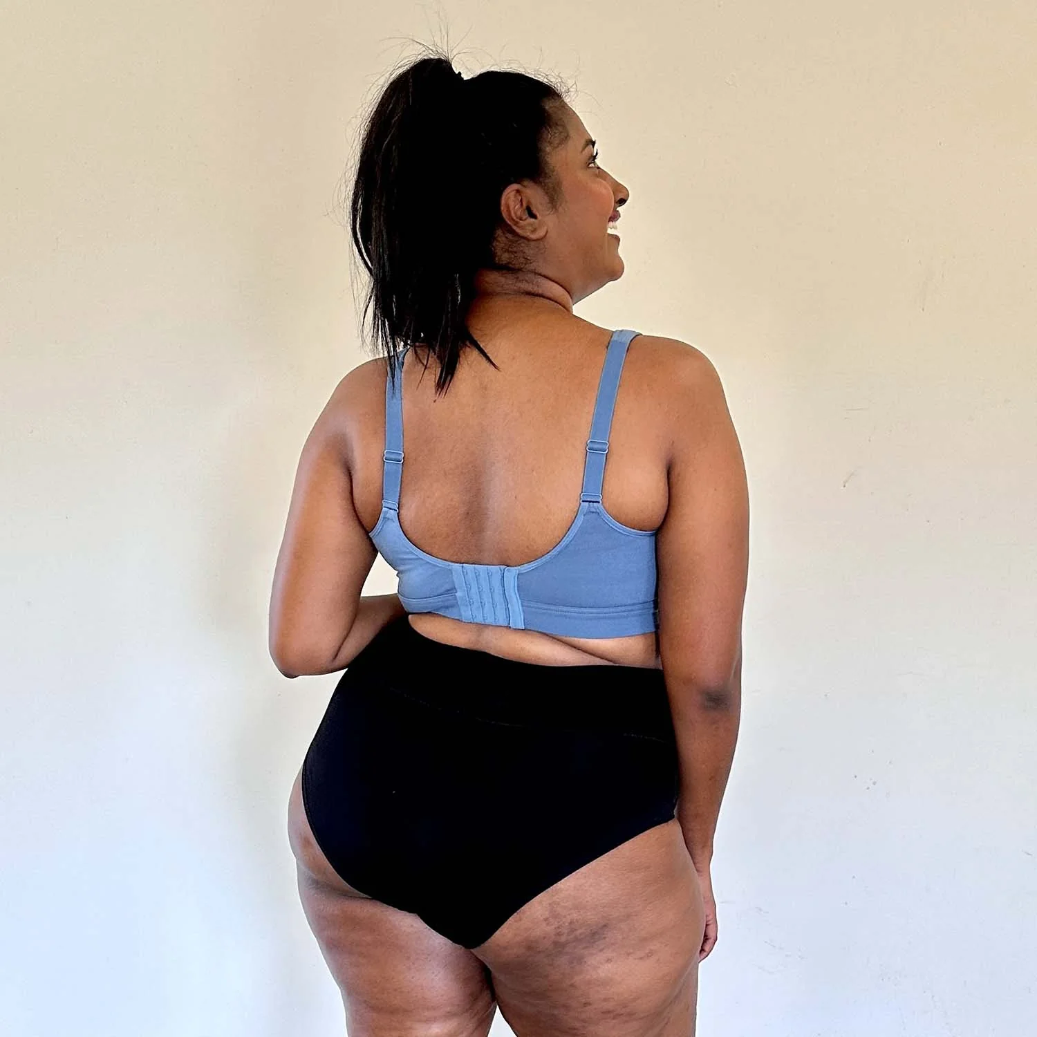 Comfort Cotton Bra - Denim - Image 19