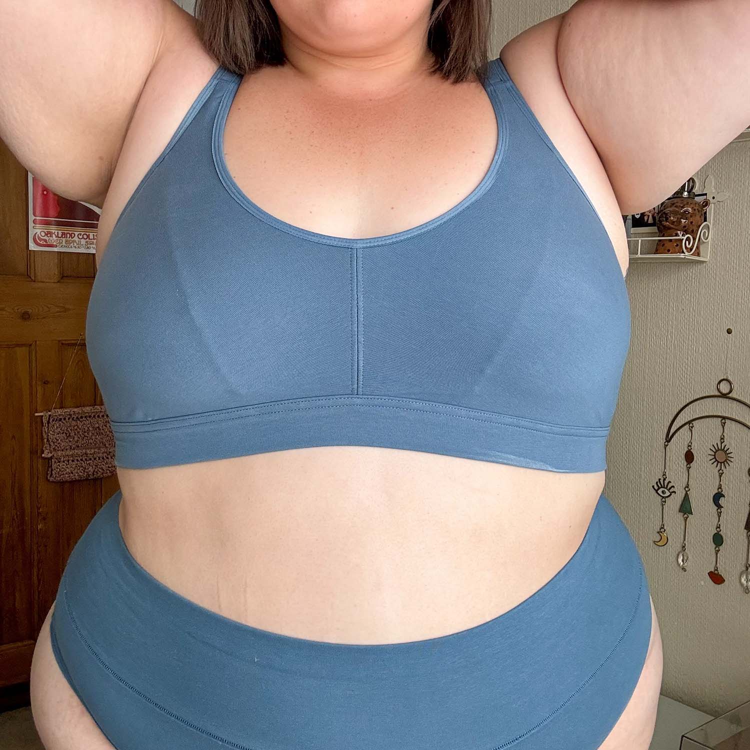 Comfort Cotton Bra - Denim - Image 27