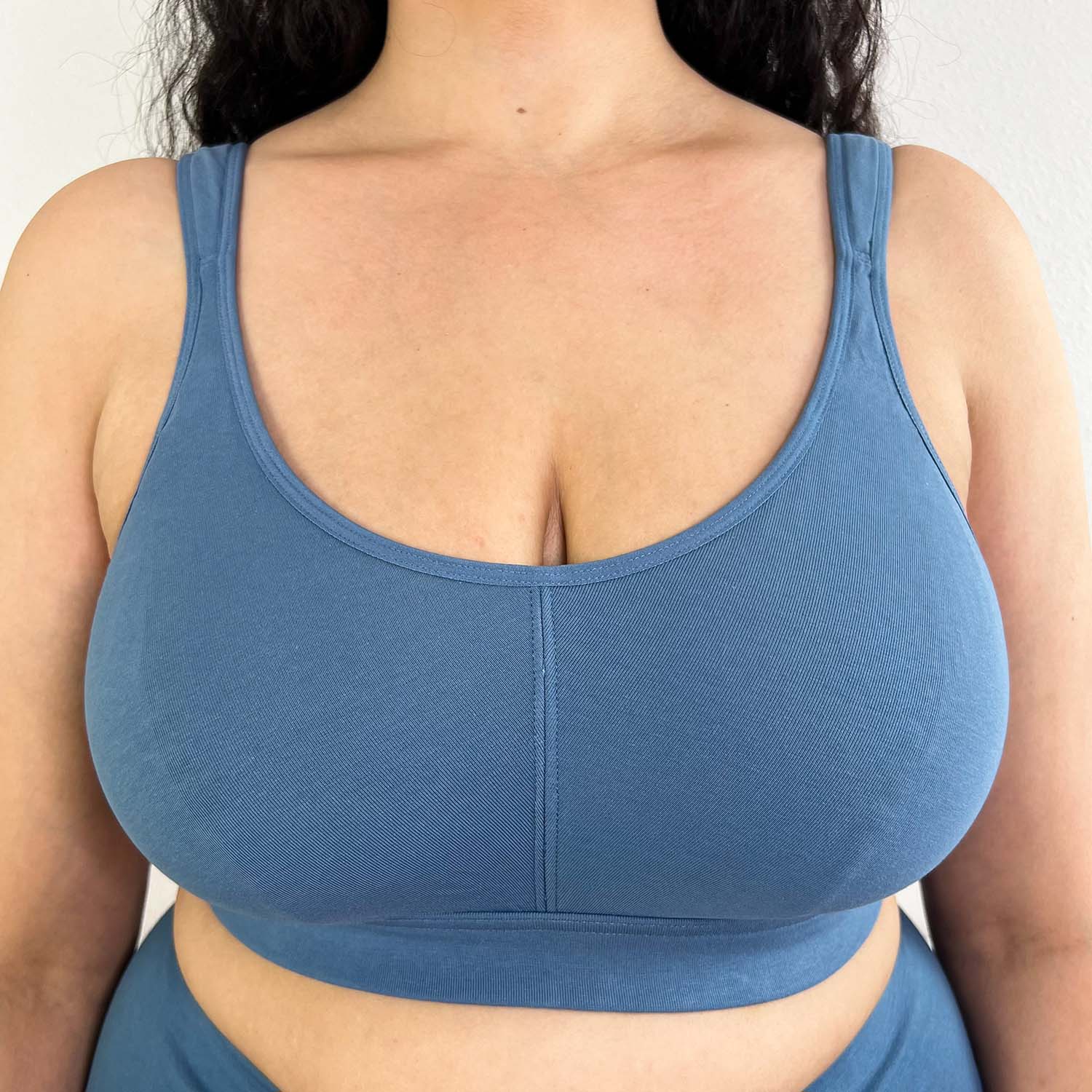 Comfort Cotton Bra - Denim - Image 6