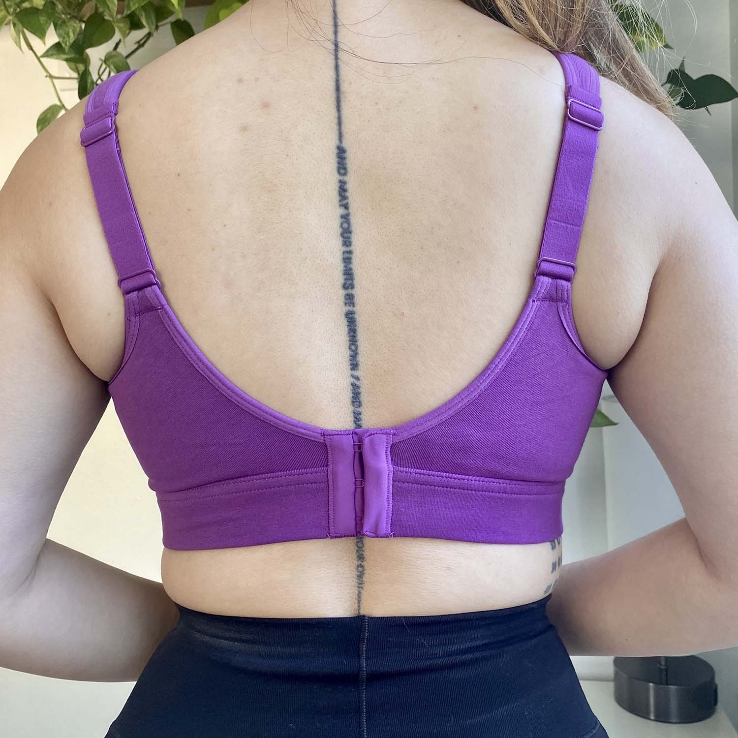 Comfort Cotton Bra - Grape Escape - Image 13
