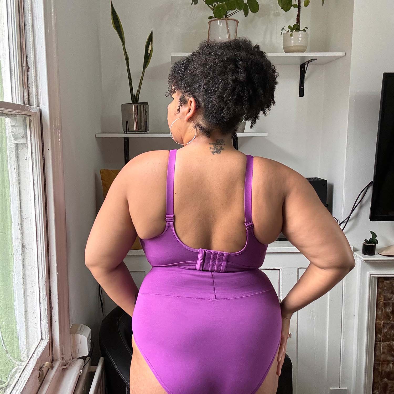Comfort Cotton Bra - Grape Escape - Image 7
