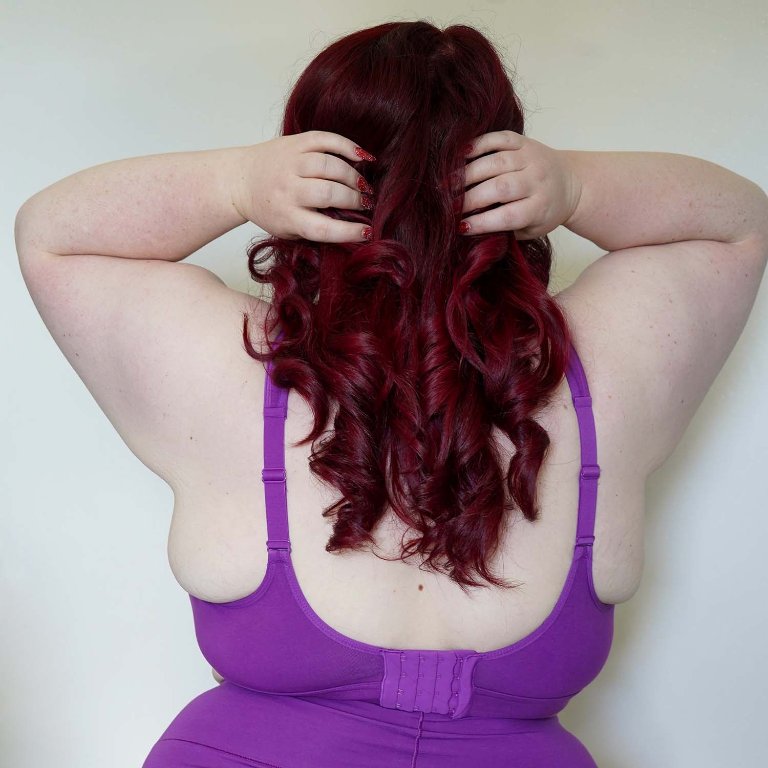 Comfort Cotton Bra - Grape Escape - Image 8