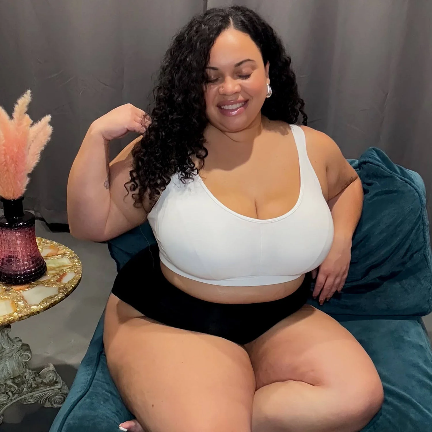 Comfort Cotton Bra - White - Image 11