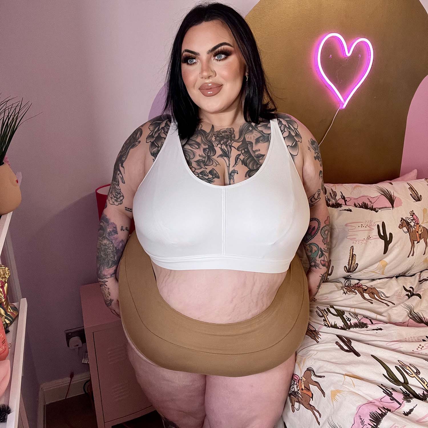 Comfort Cotton Bra - White - Image 15