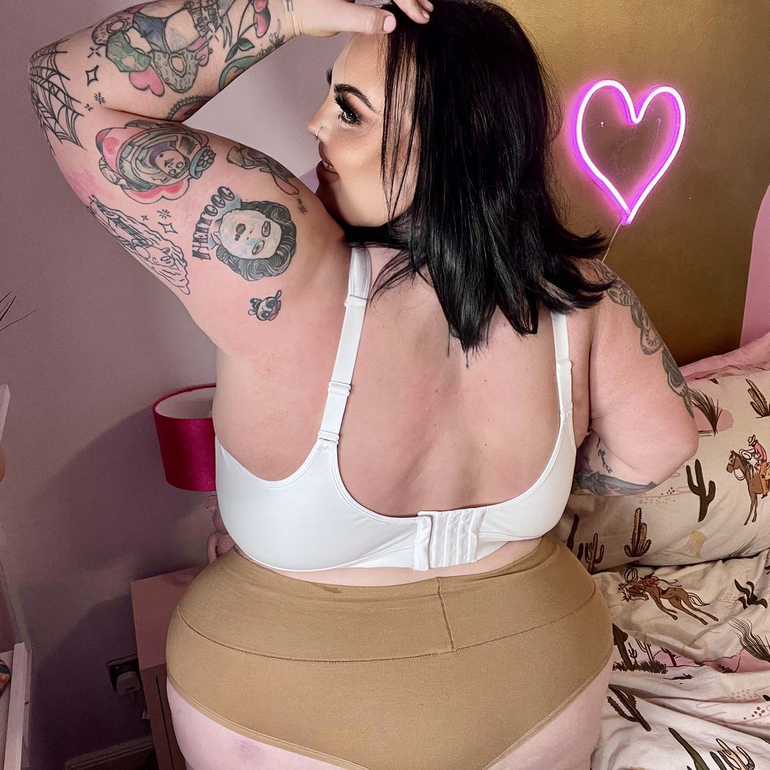 Comfort Cotton Bra - White - Image 19