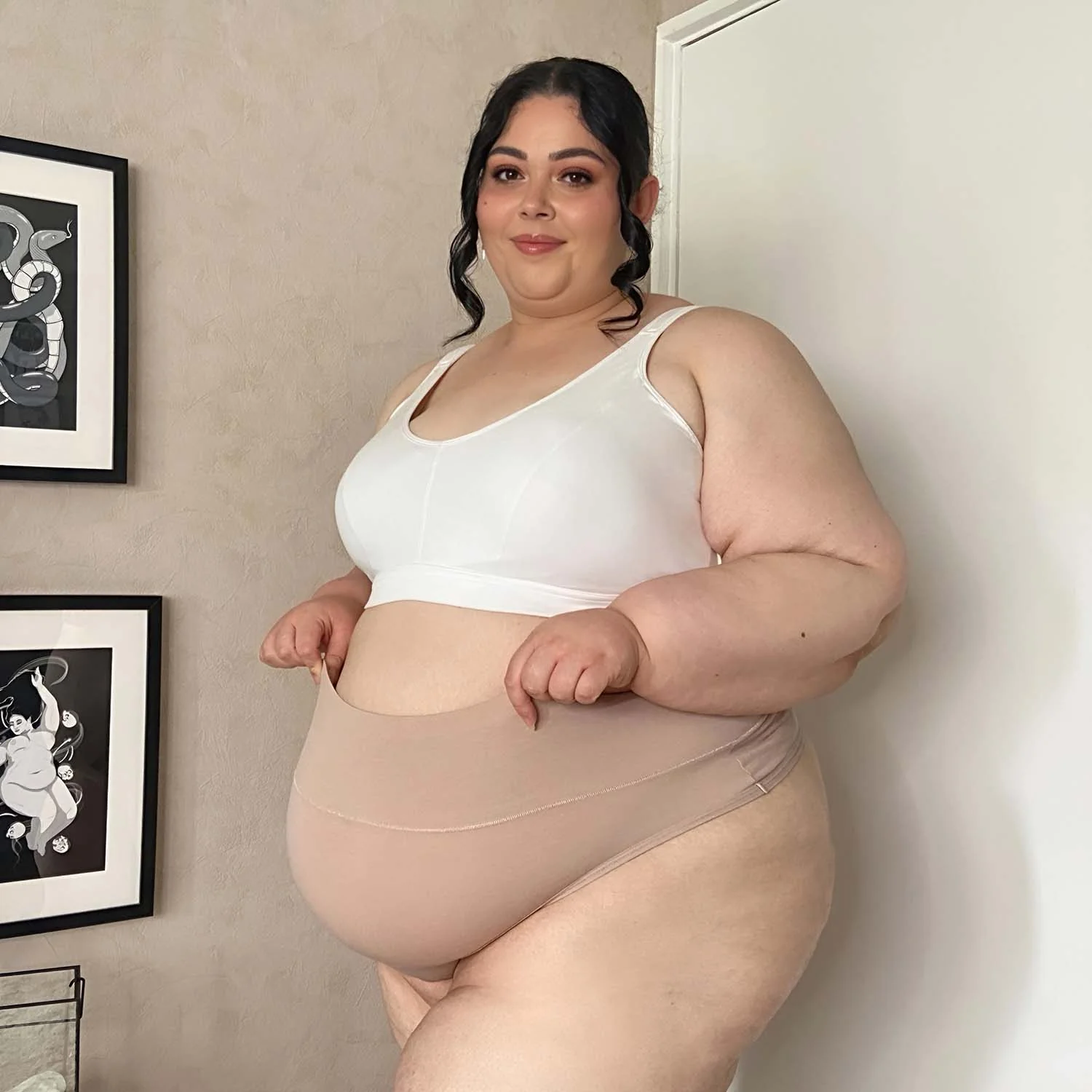 Comfort Cotton Bra - White - Image 21
