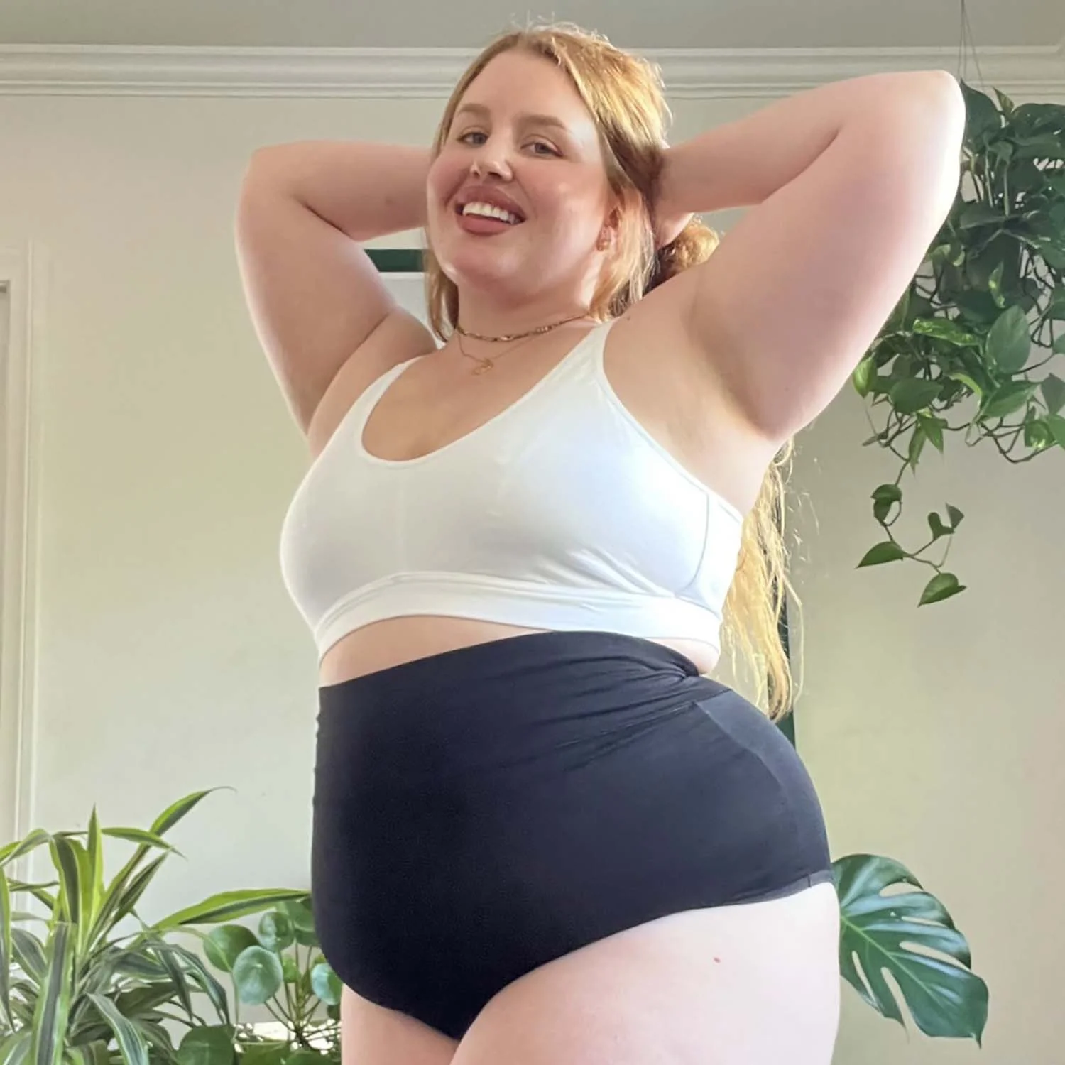 Comfort Cotton Bra - White - Image 8
