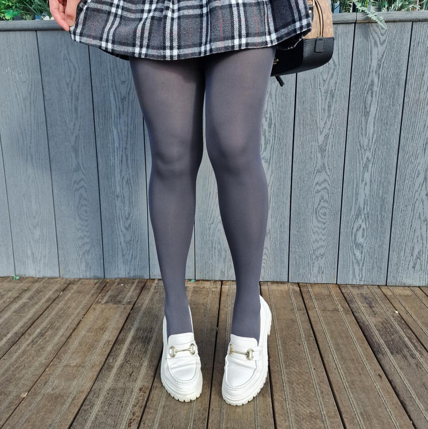Stay Cool 80 Denier Tights - Slate - Image 10
