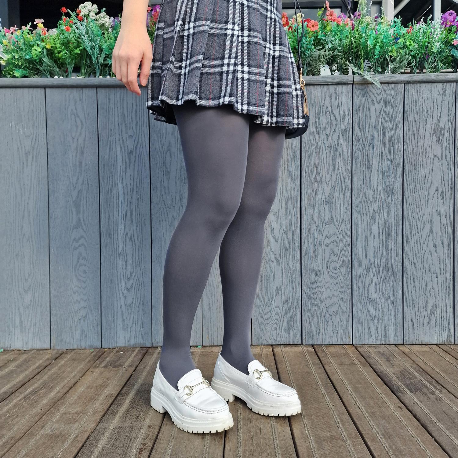 Stay Cool 80 Denier Tights - Slate - Image 4