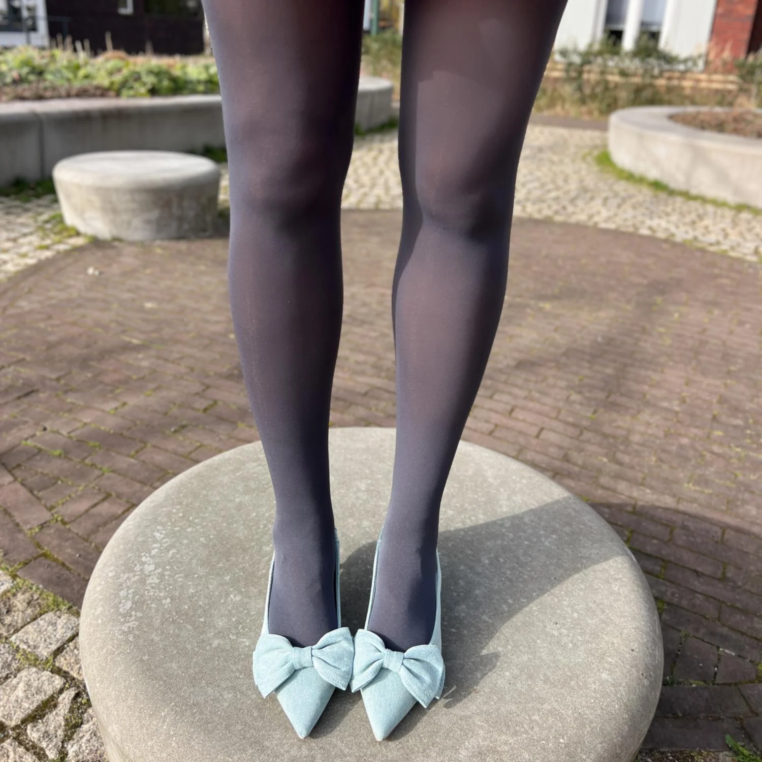 Stay Cool 80 Denier Tights - Slate - Image 8