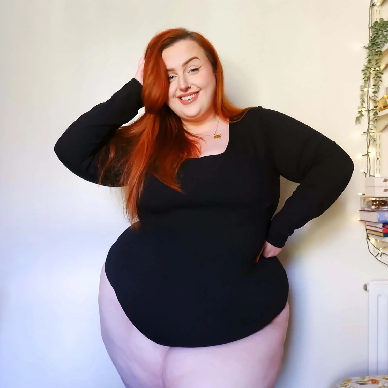 Long Sleeve Cotton Bodysuit - Image 4