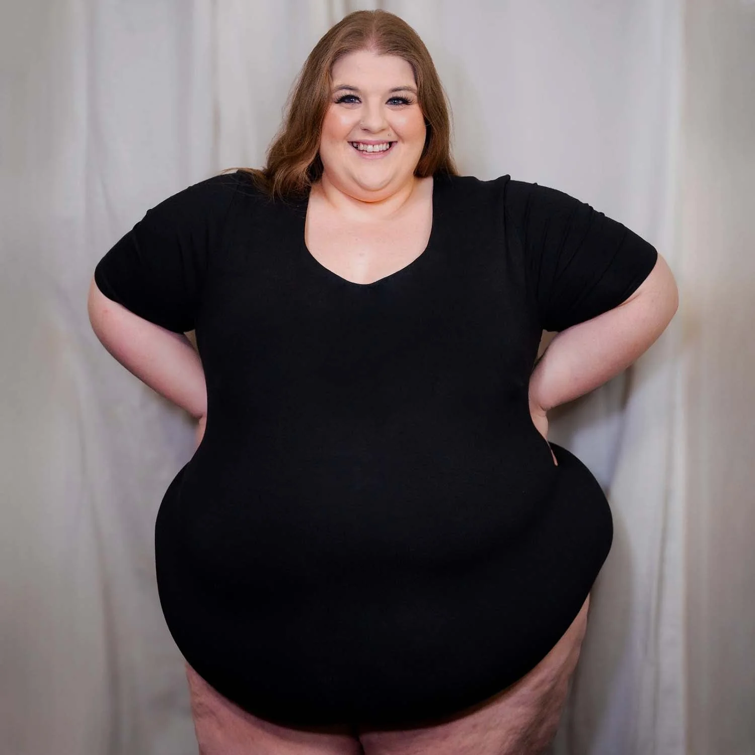 Short Sleeve Cotton Bodysuit - Black - Image 4