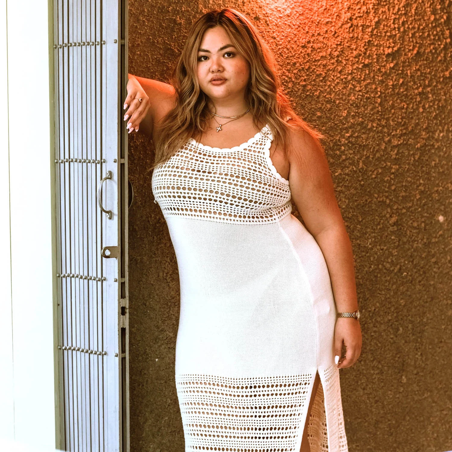 Porto Fino Midi Dress - Vanille - Image 5
