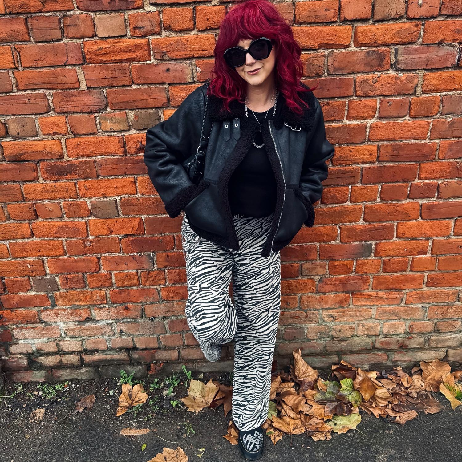 Bessie Aviator Jacket - Black - Image 25