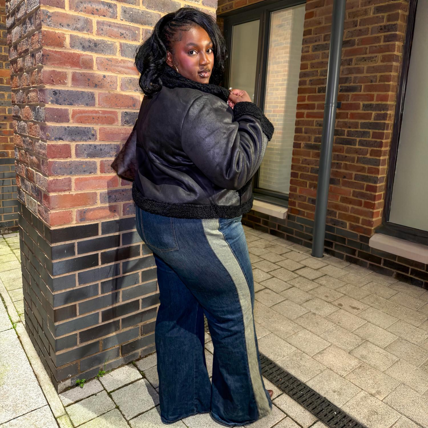 Bessie Aviator Jacket - Black - Image 28