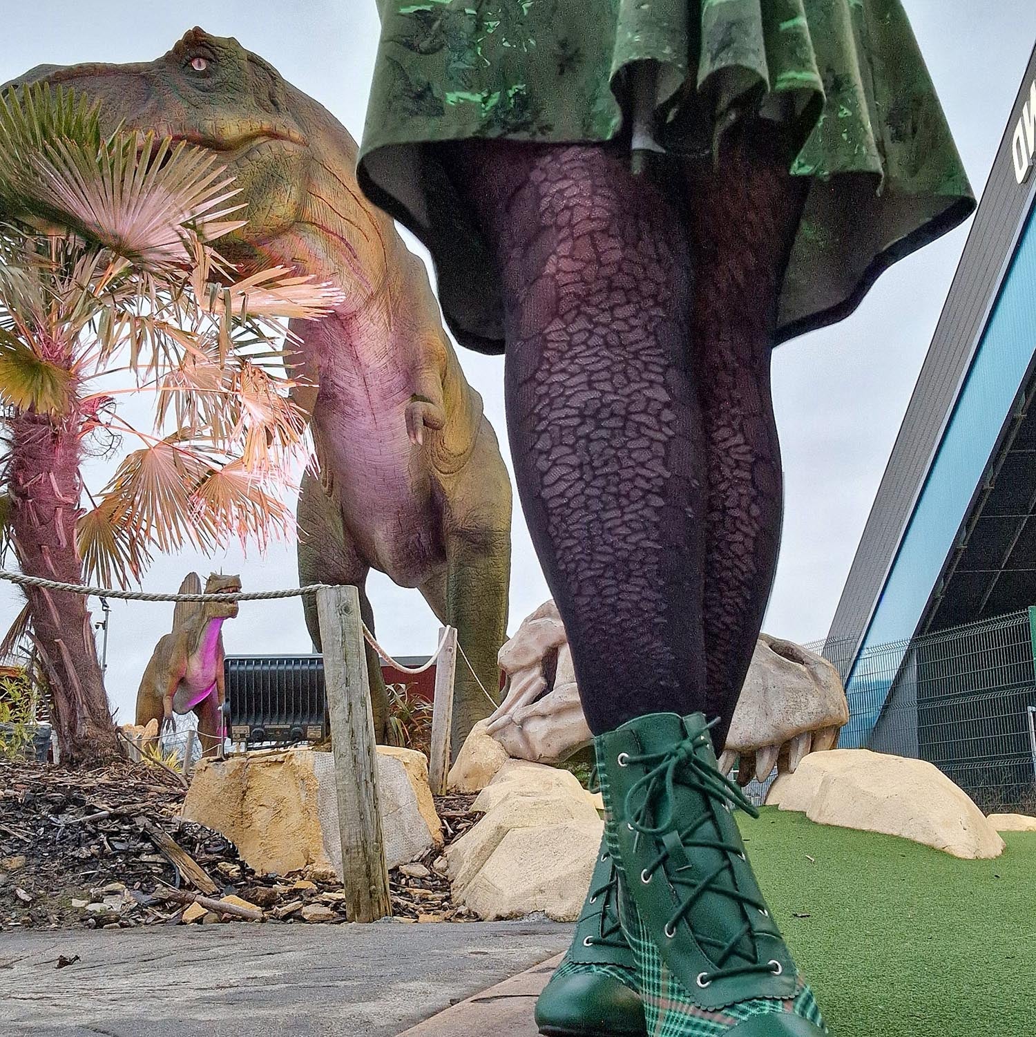 Dinosaur Wrap Dress - Brachio de Joy - Image 9