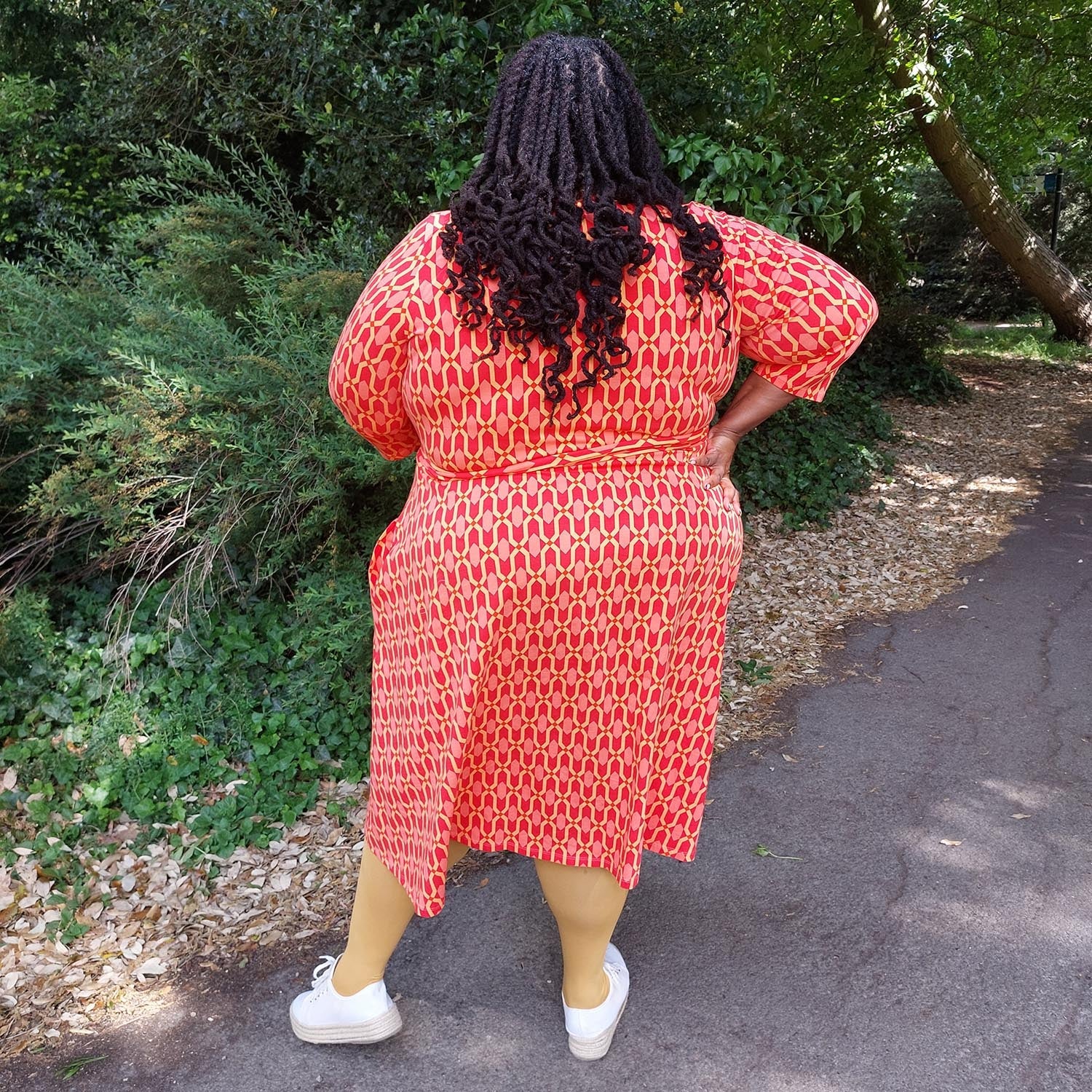 Wrap Dress - Red City - Image 13