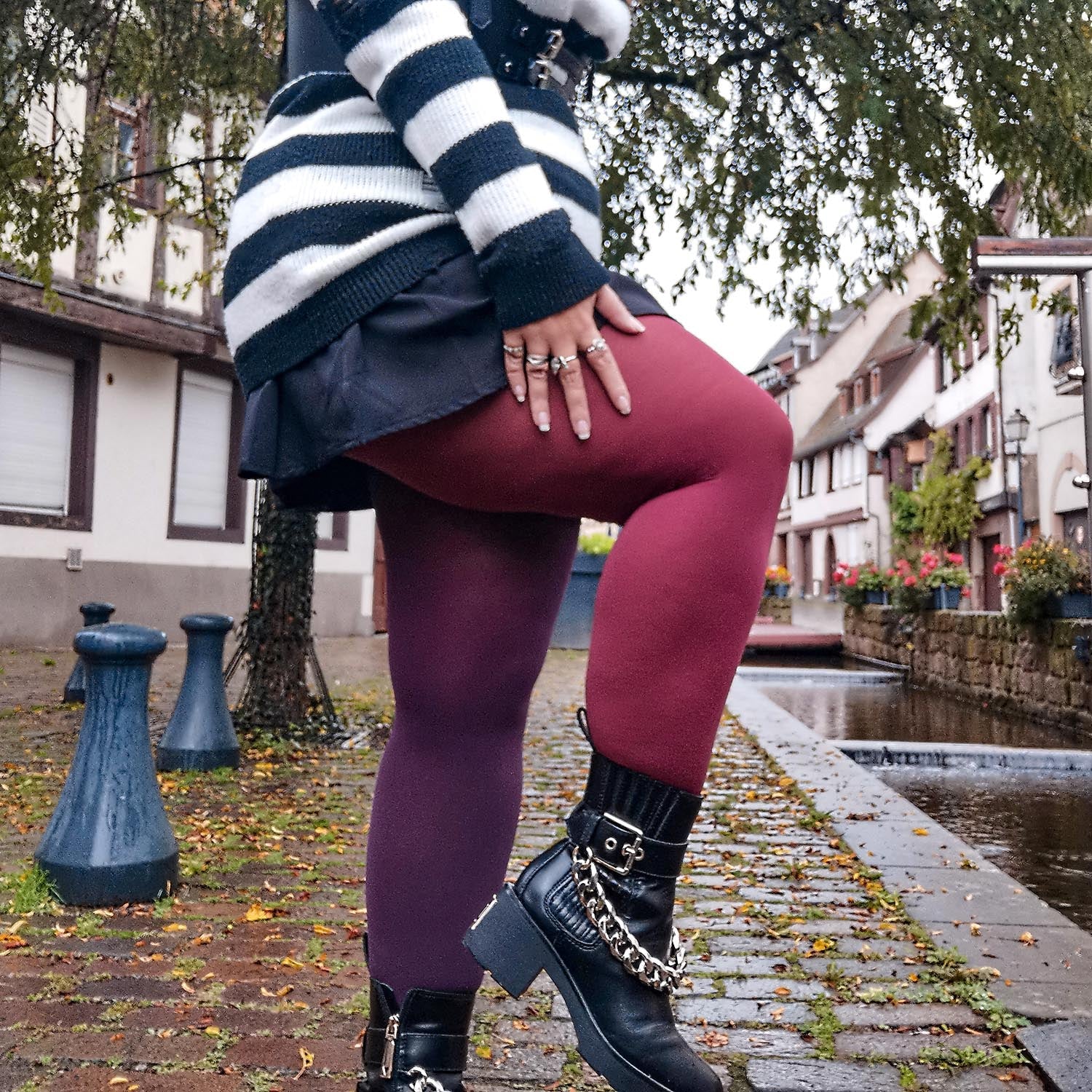 Duo Tights - Plurgundy - Image 12