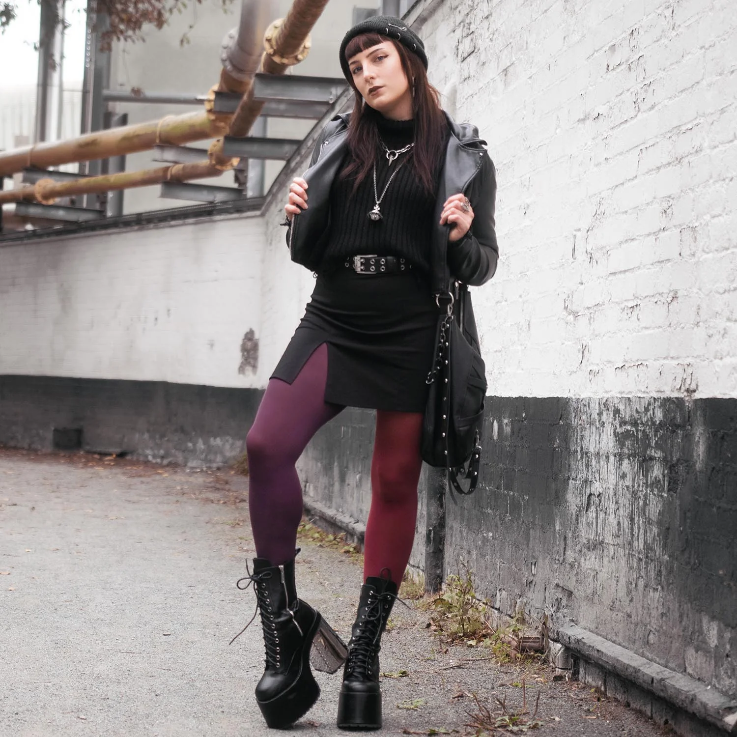 Duo Tights - Plurgundy - Image 4