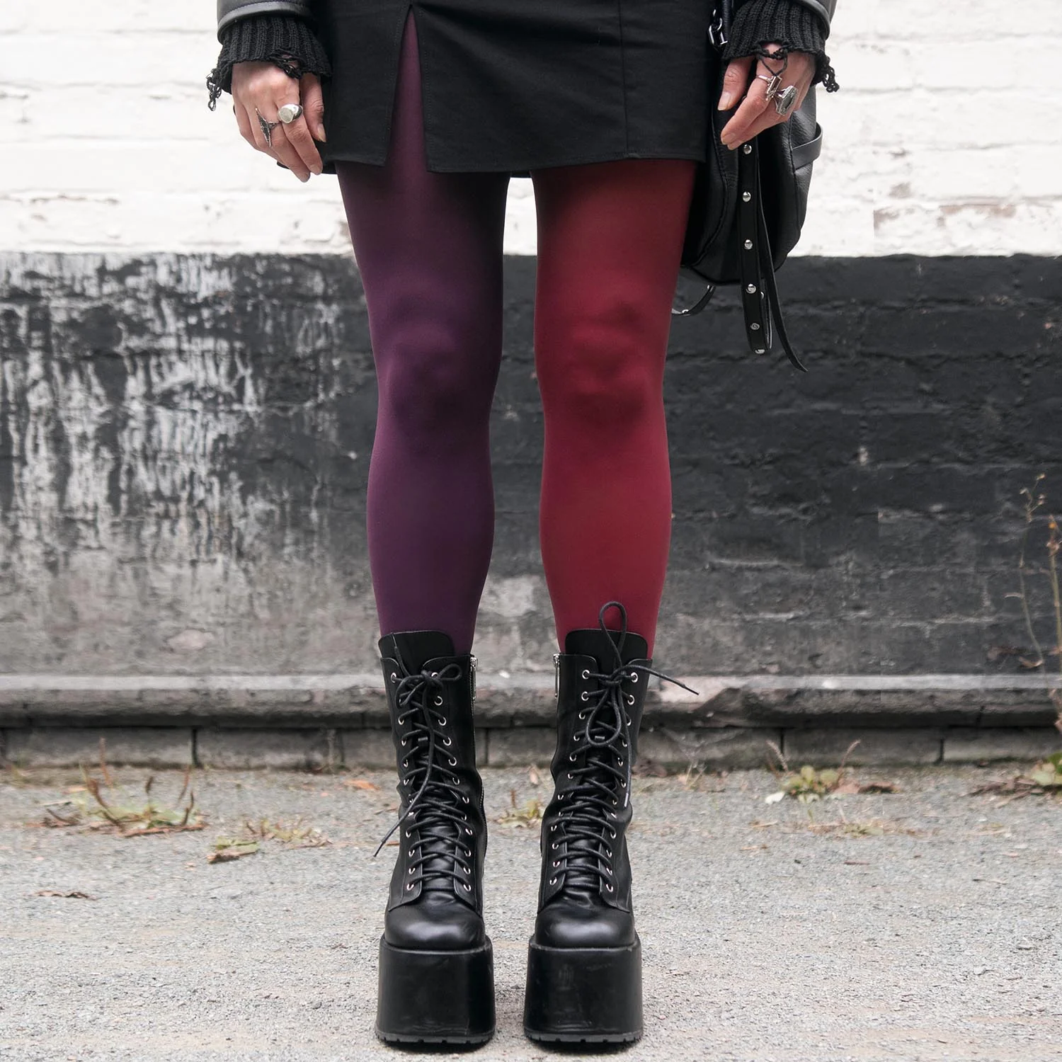 Duo Tights - Plurgundy - Image 5