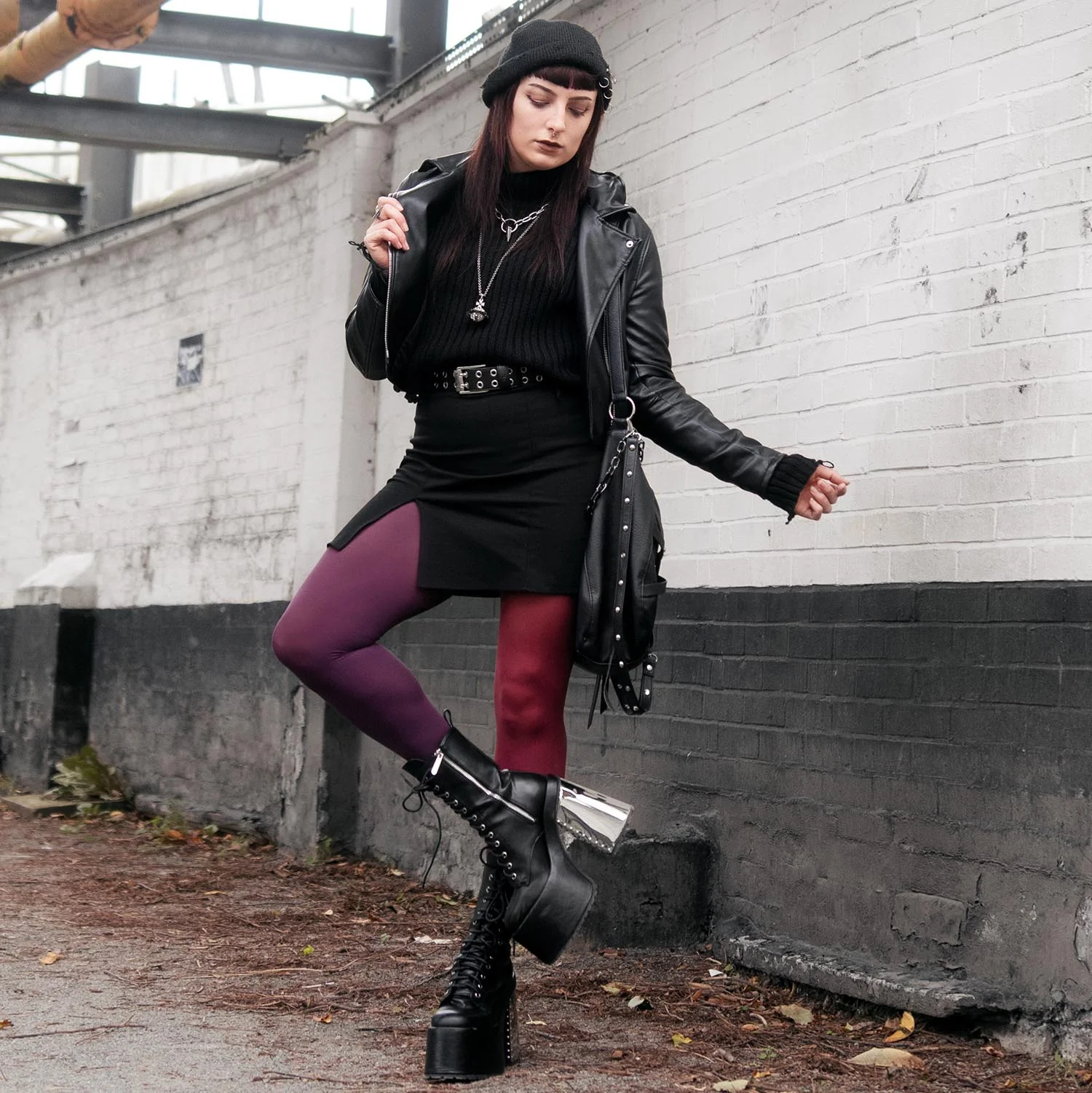 Duo Tights - Plurgundy - Image 6