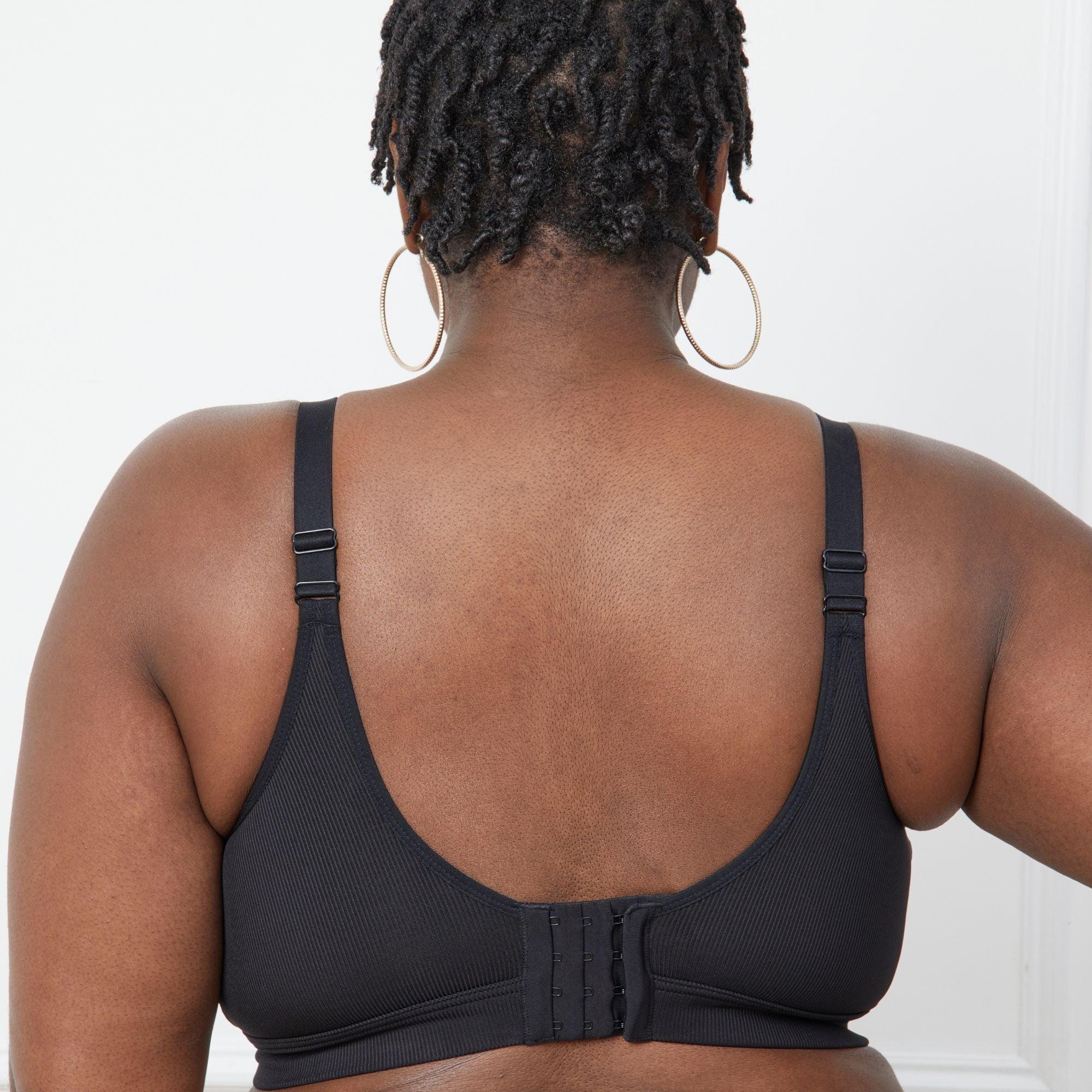 Everyday Ribbed Bra - Black - Image 19