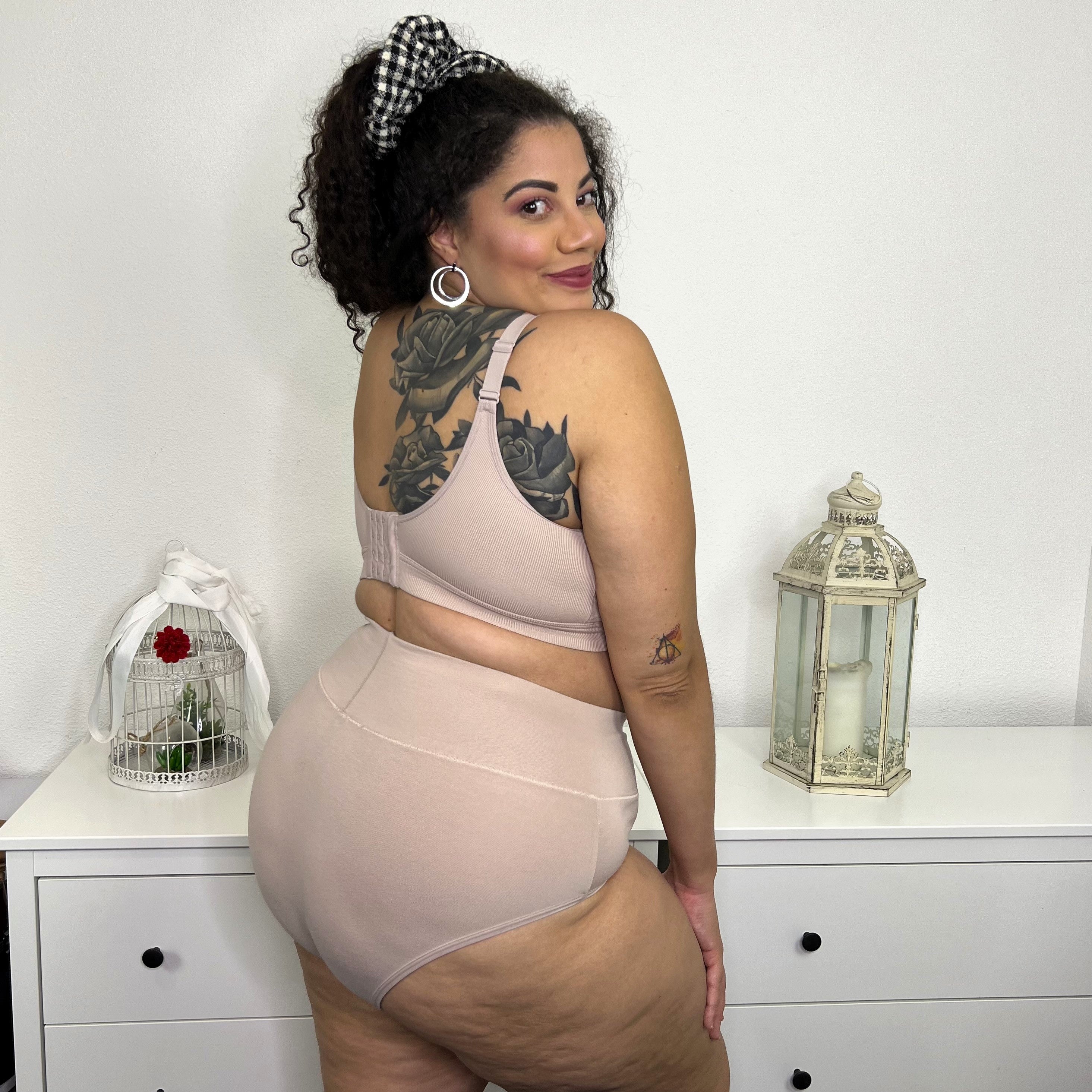 Everyday Ribbed Bra - Milk Bottle - Image 15