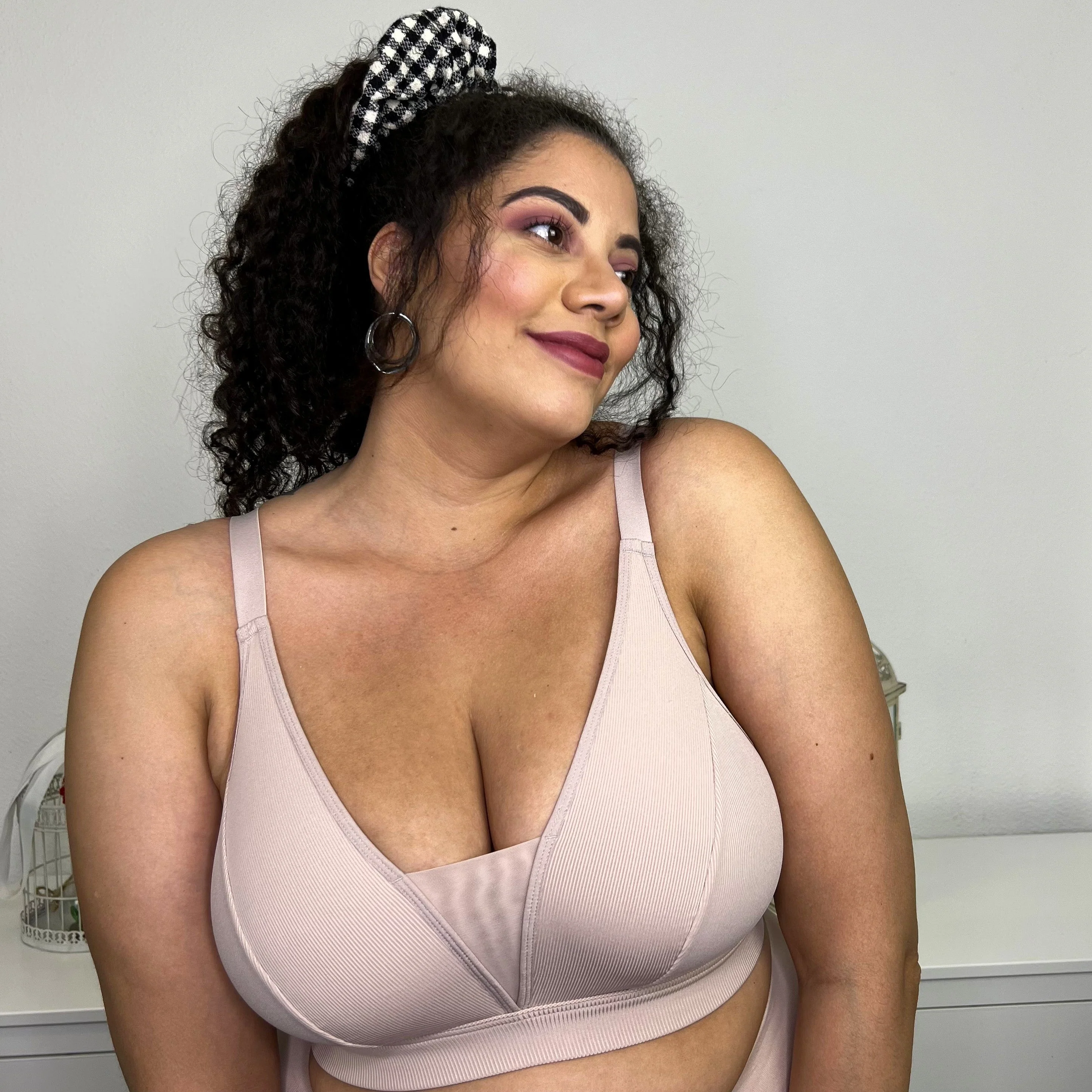 Everyday Ribbed Bra - Milk Bottle - Image 8