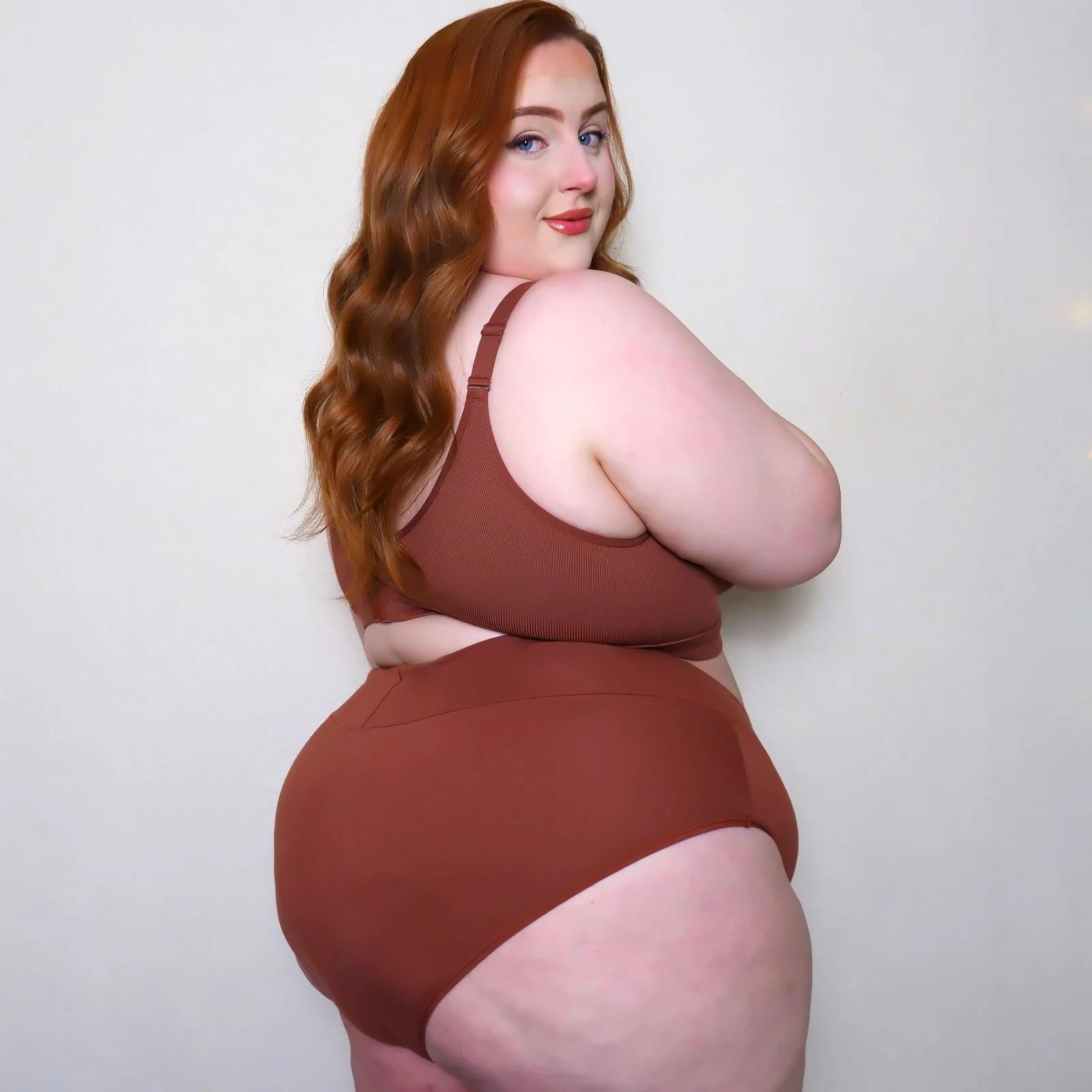 Everyday Ribbed Bra - Root Beer - Image 8