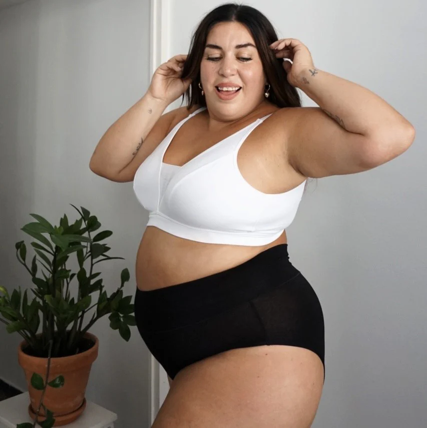 Everyday Ribbed Bra - White - Image 14