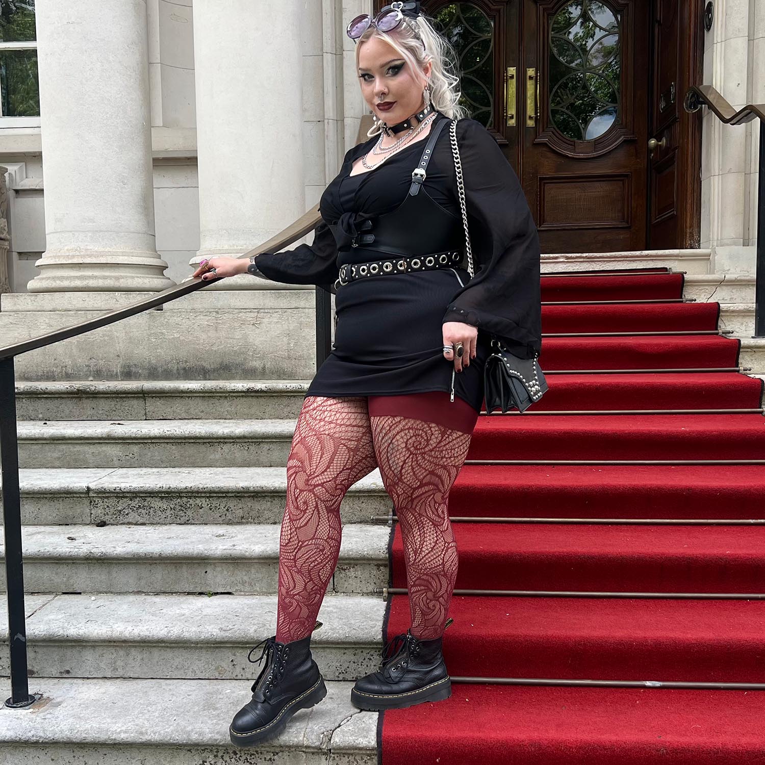 Thighs The Limit Fishnets - Timewarp - Roast - Image 3