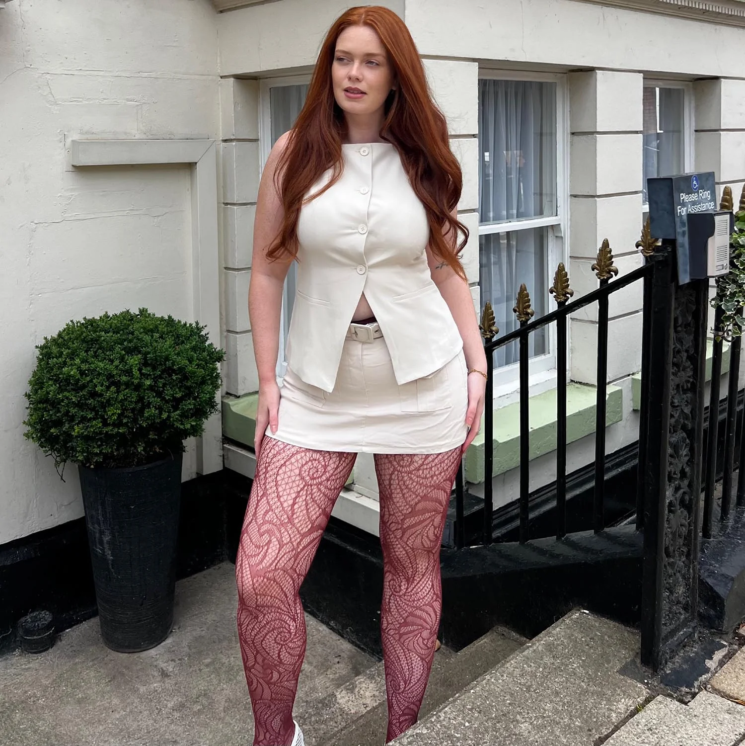 Thighs The Limit Fishnets - Timewarp - Roast - Image 6