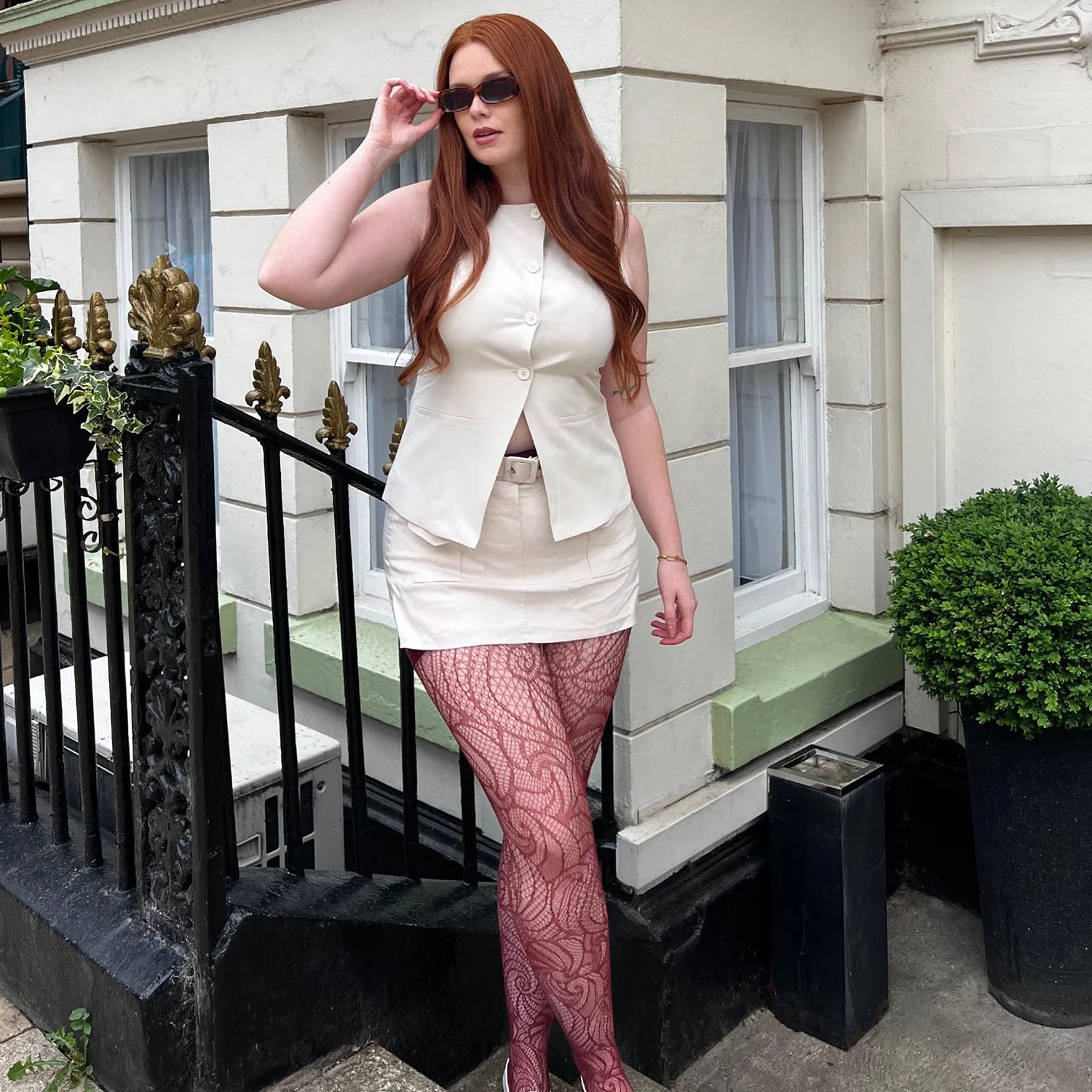Thighs The Limit Fishnets - Timewarp - Roast - Image 7