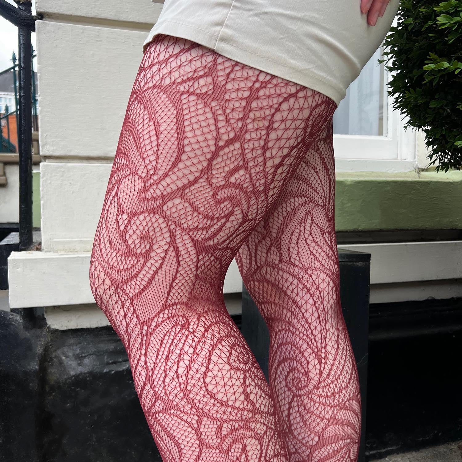 Thighs The Limit Fishnets - Timewarp - Roast - Image 8