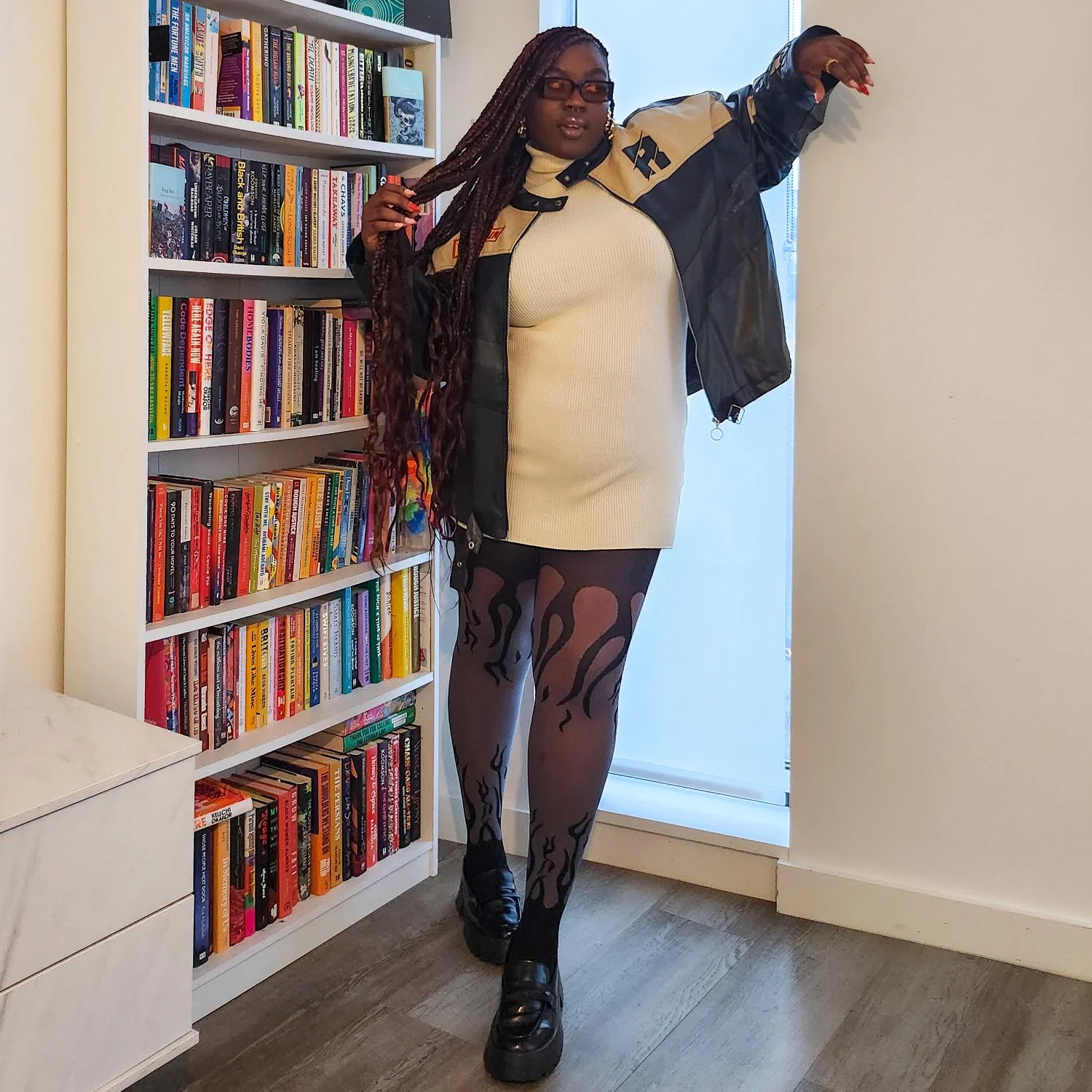 Flames Sheer Tights - Image 16