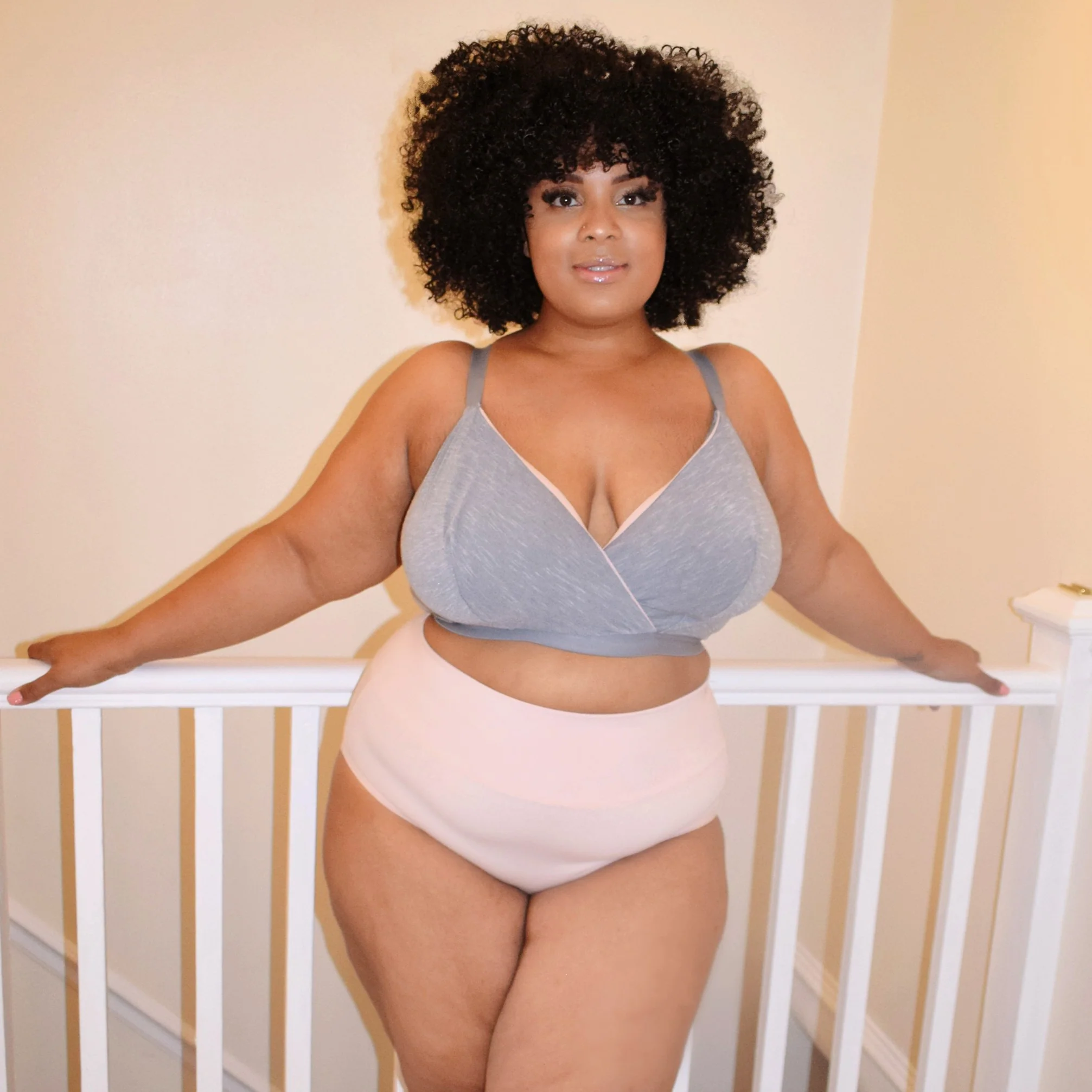 Organic Cotton Full Brief Knickers - Ballet Pink - Image 10