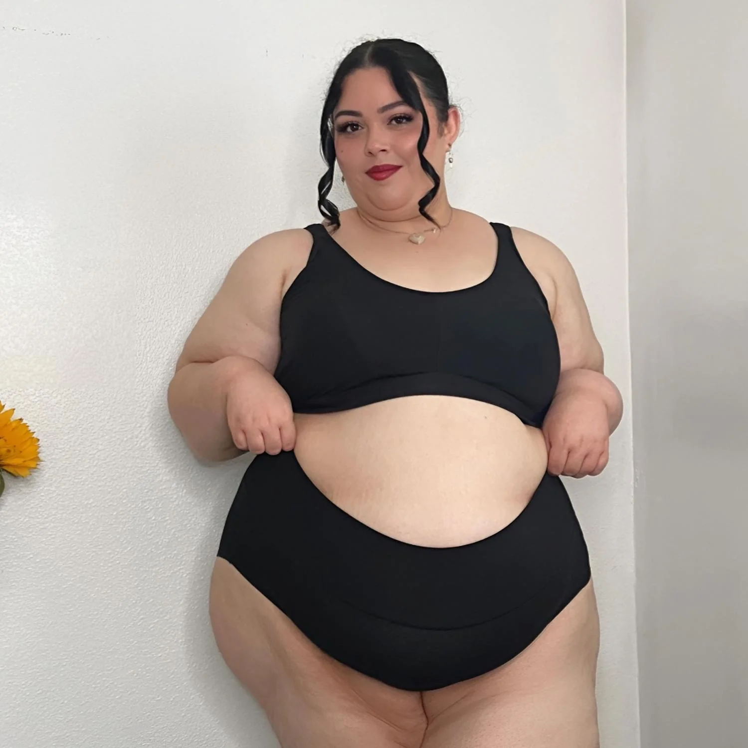 Organic Cotton Full Brief Knickers - Black - Image 14