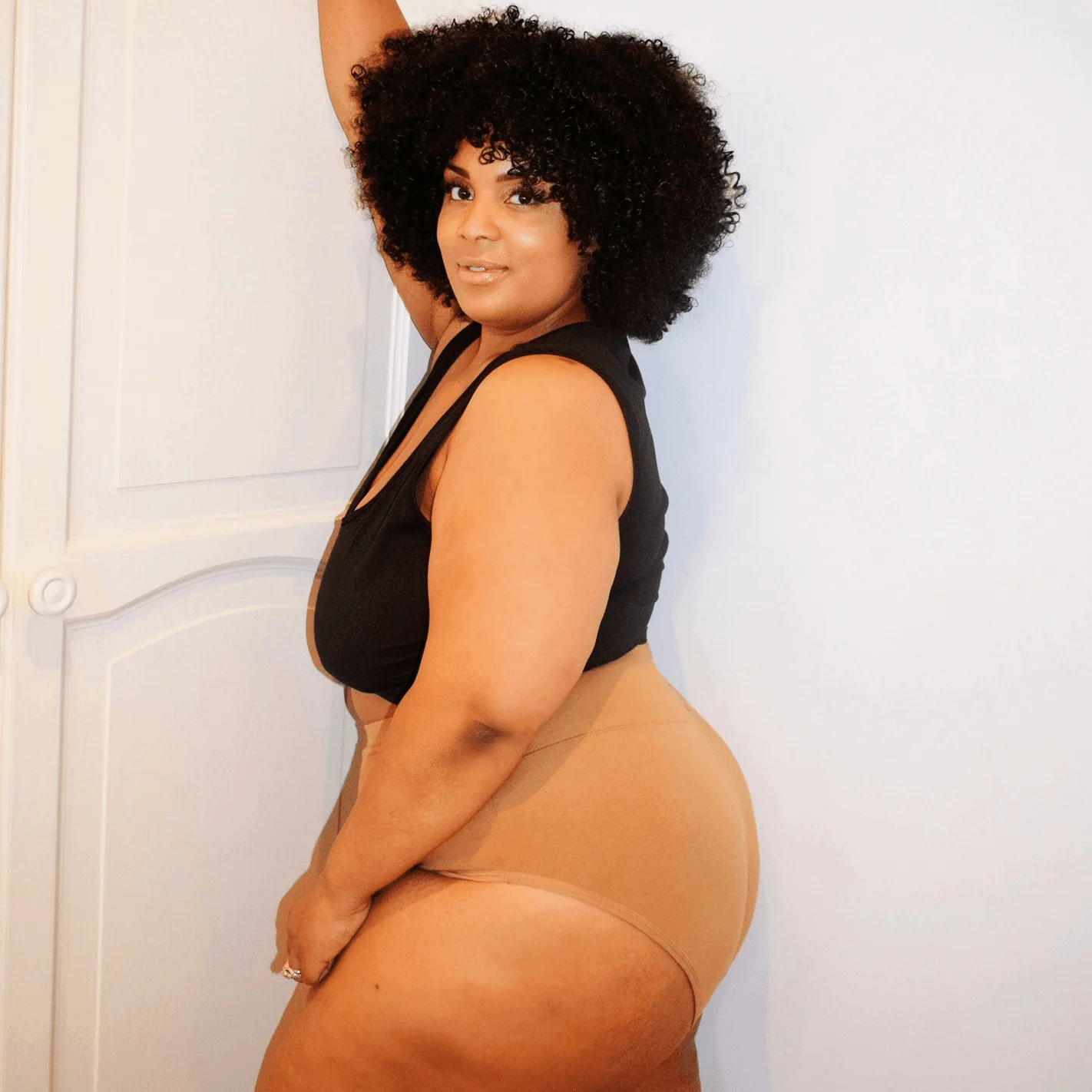 Organic Cotton Full Brief Knickers - Caramel - Image 4
