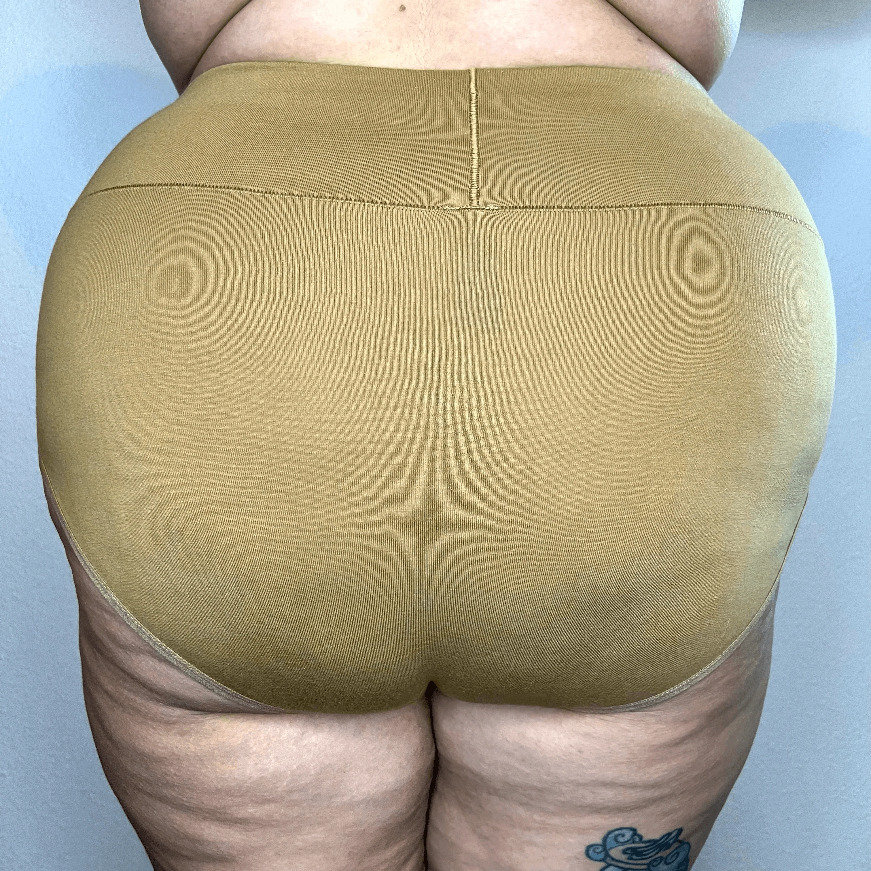 Organic Cotton Full Brief Knickers - Caramel - Image 7