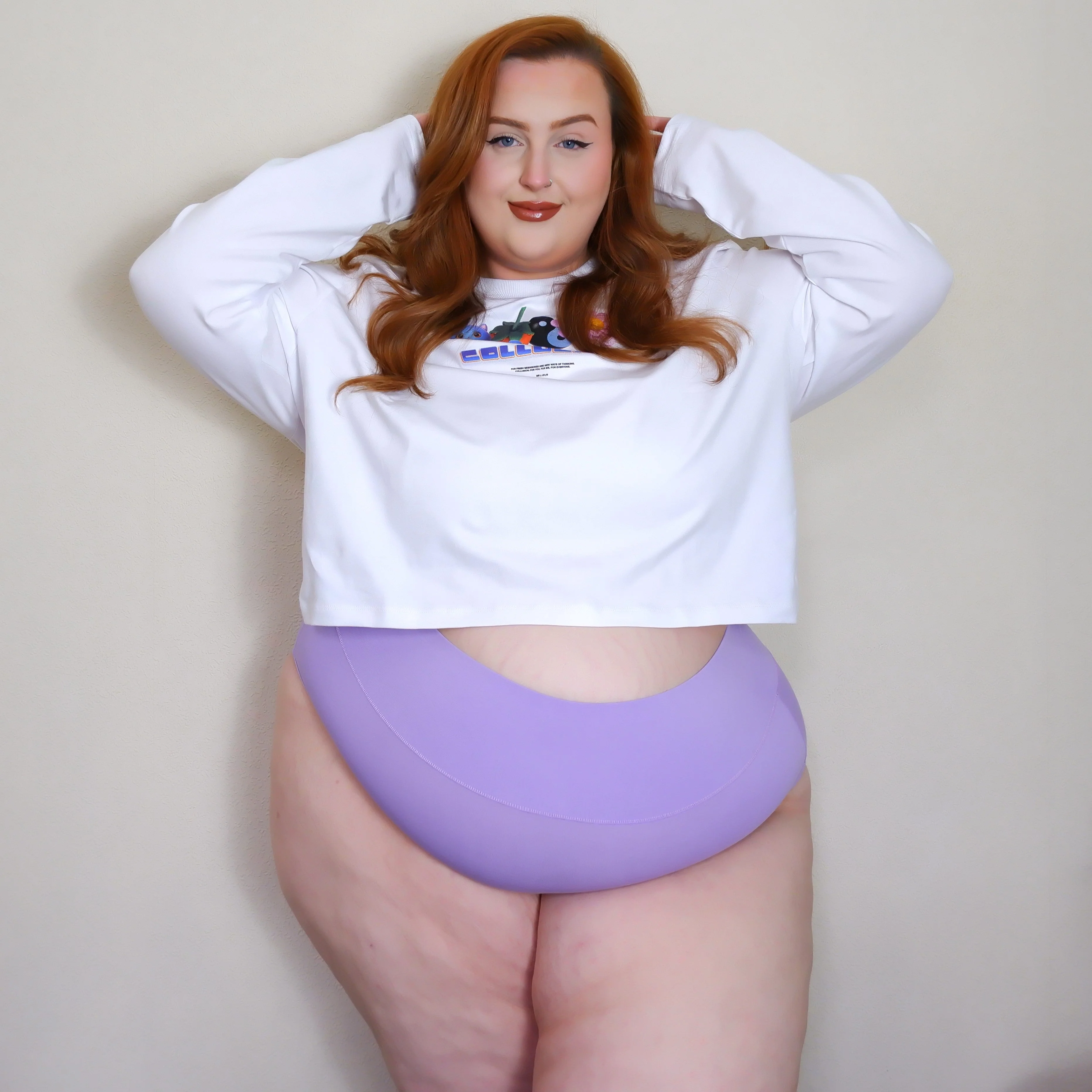 Organic Cotton Full Brief Knickers - Cassis de Violet - Image 7