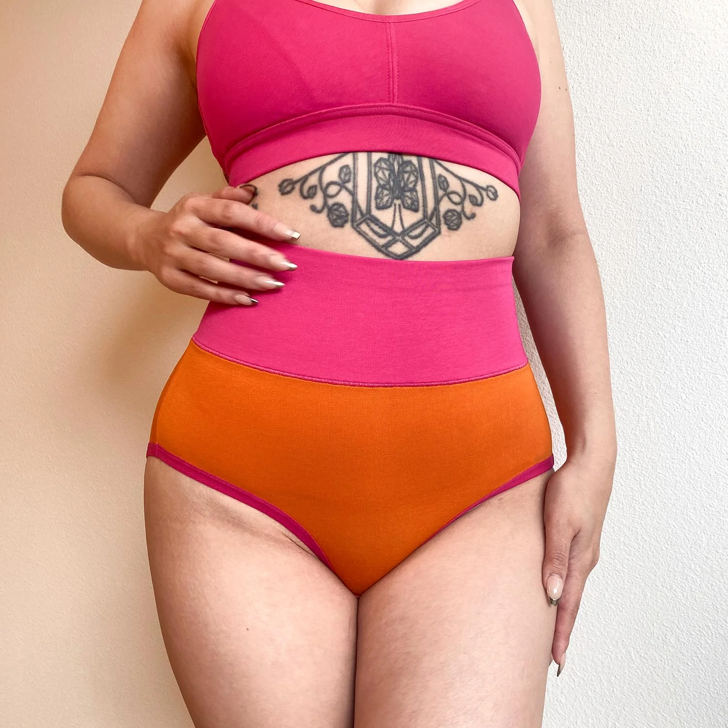 Organic Cotton Full Brief Duo Knickers - Papaya & Barbara - Image 4